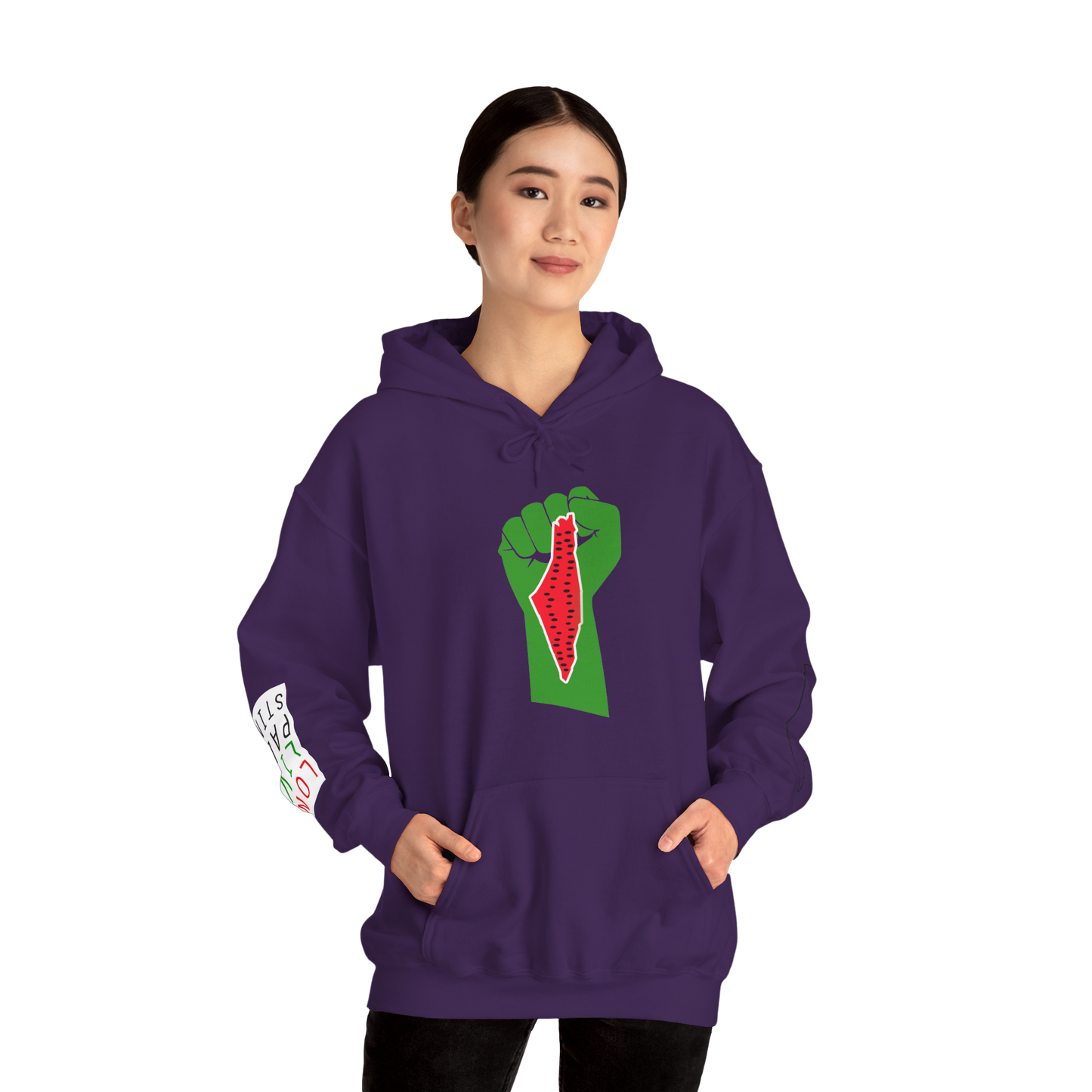 Watermelon Fist Hooded Sweatshirt