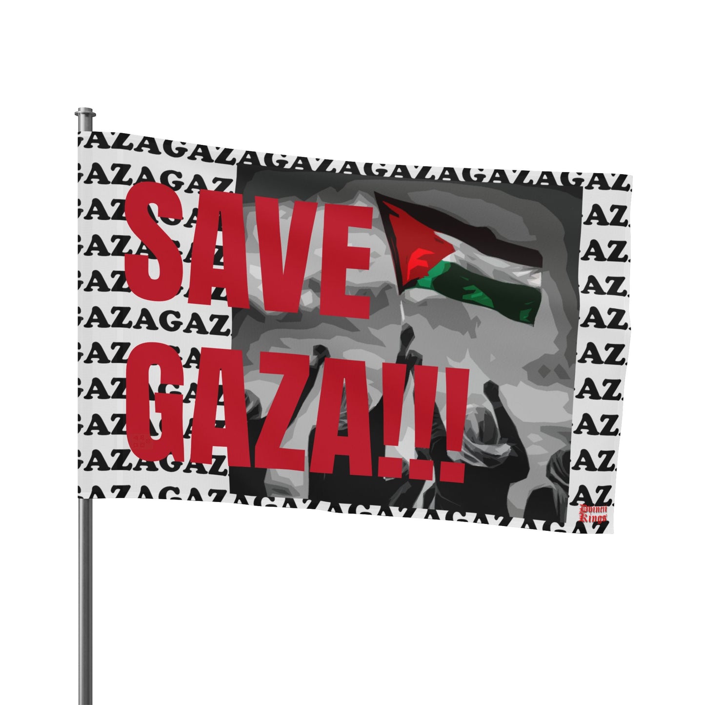 "Gaza Pro-Palestinian" Protest Flags