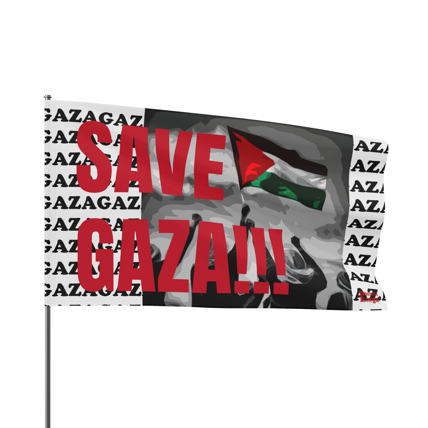 "Gaza Pro-Palestinian" Protest Flags