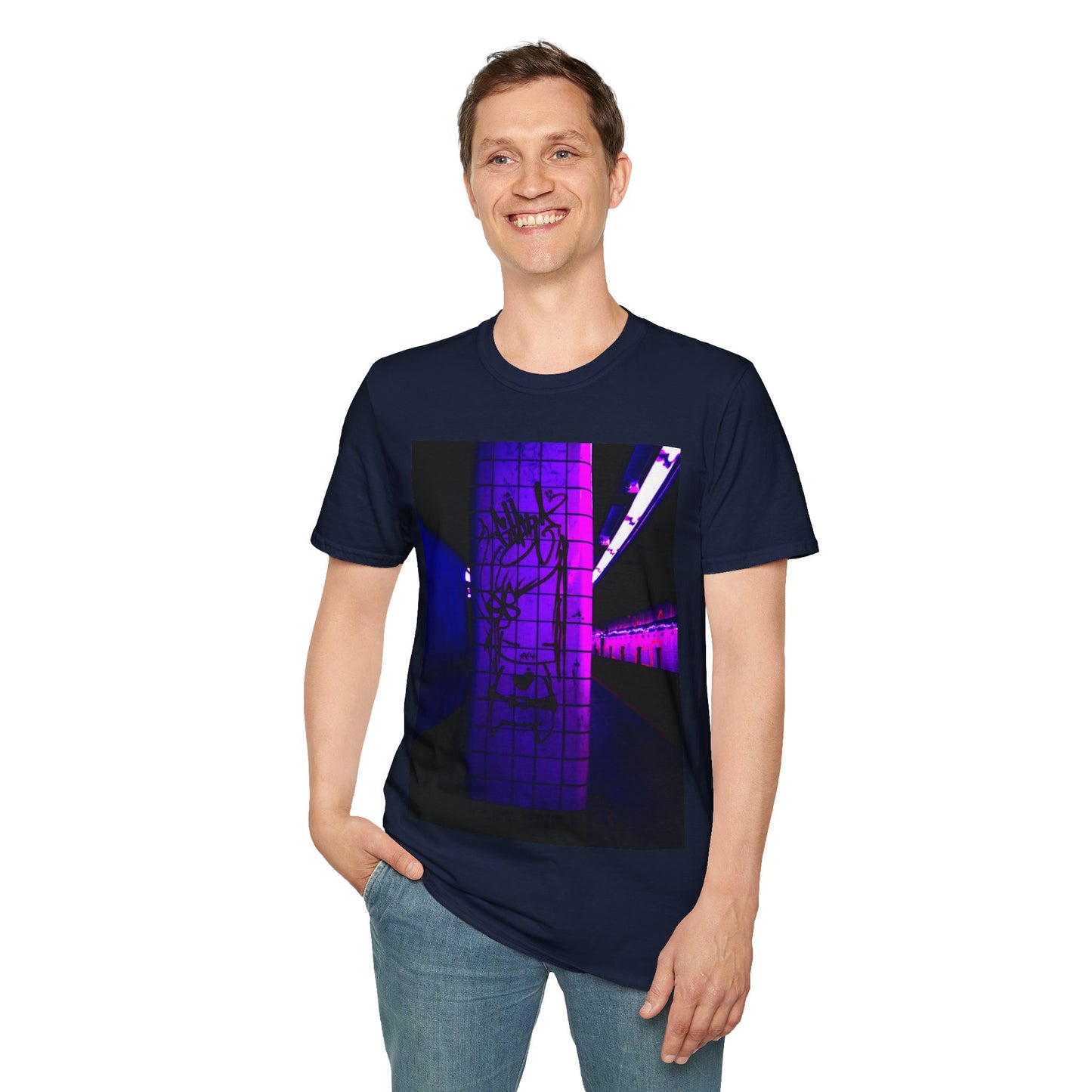 "Subway Midnights" Unisex Softstyle T-Shirt