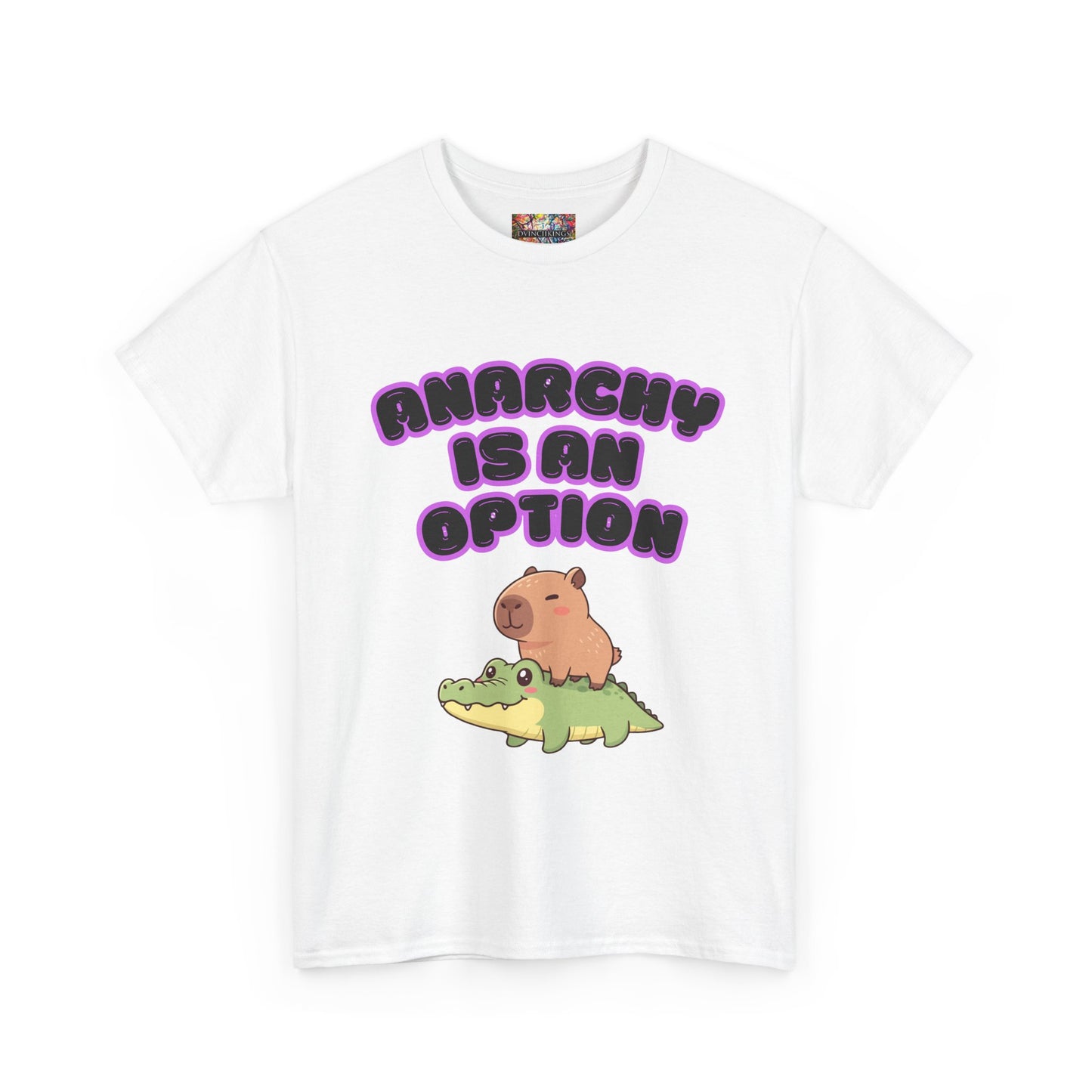 Anarchy Is An Option / Capy n Croc T Shirt