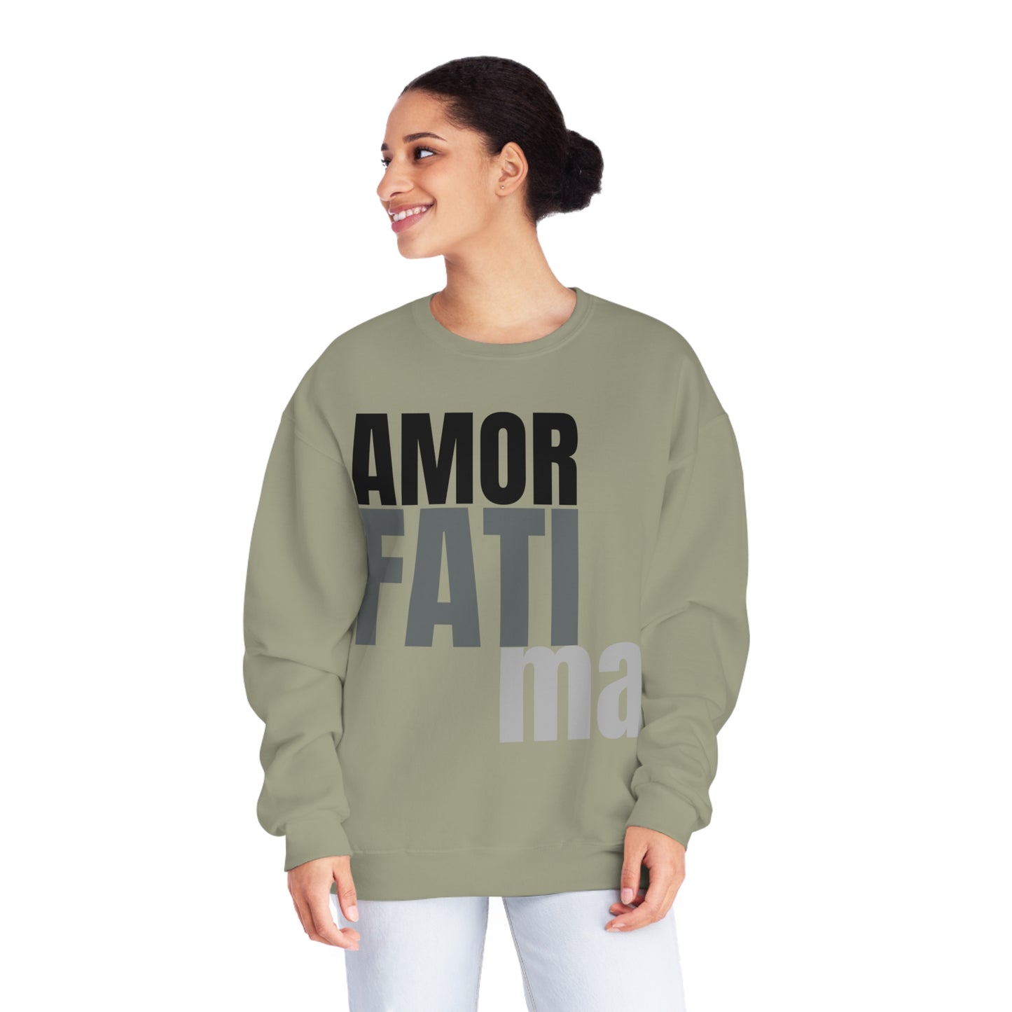 A6 - "Amor Fati Ma" Unisex NuBlend® Crewneck Sweatshirt