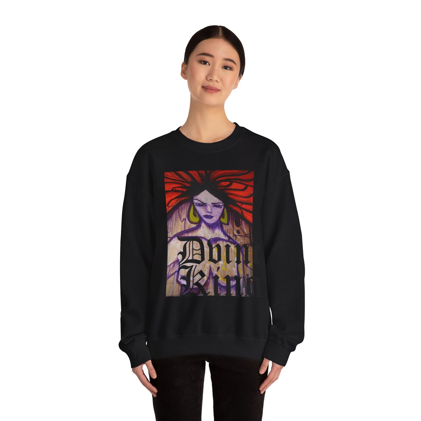 "DVINCIIKINGS ChicaDVK33" Unisex Crewneck Sweatshirt