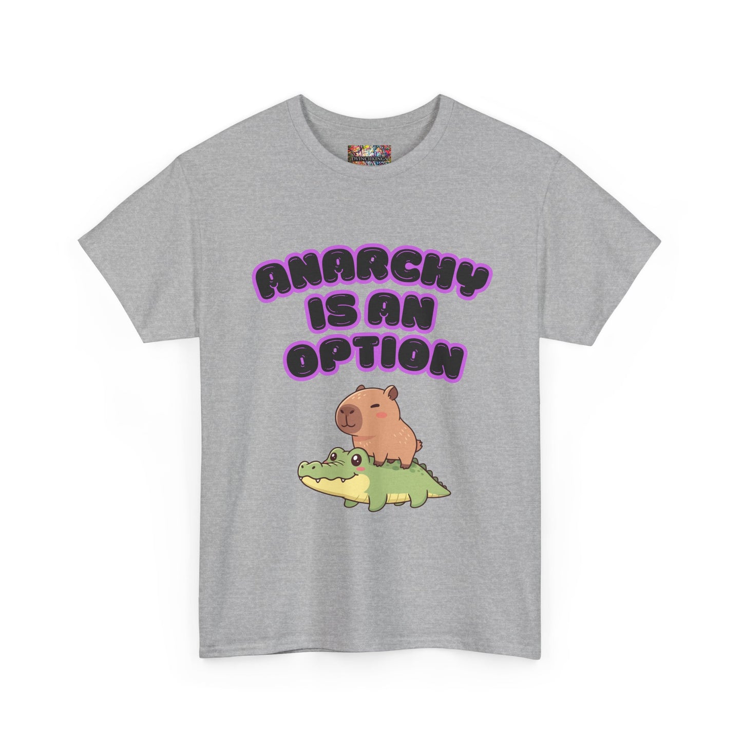 Anarchy Is An Option / Capy n Croc T Shirt