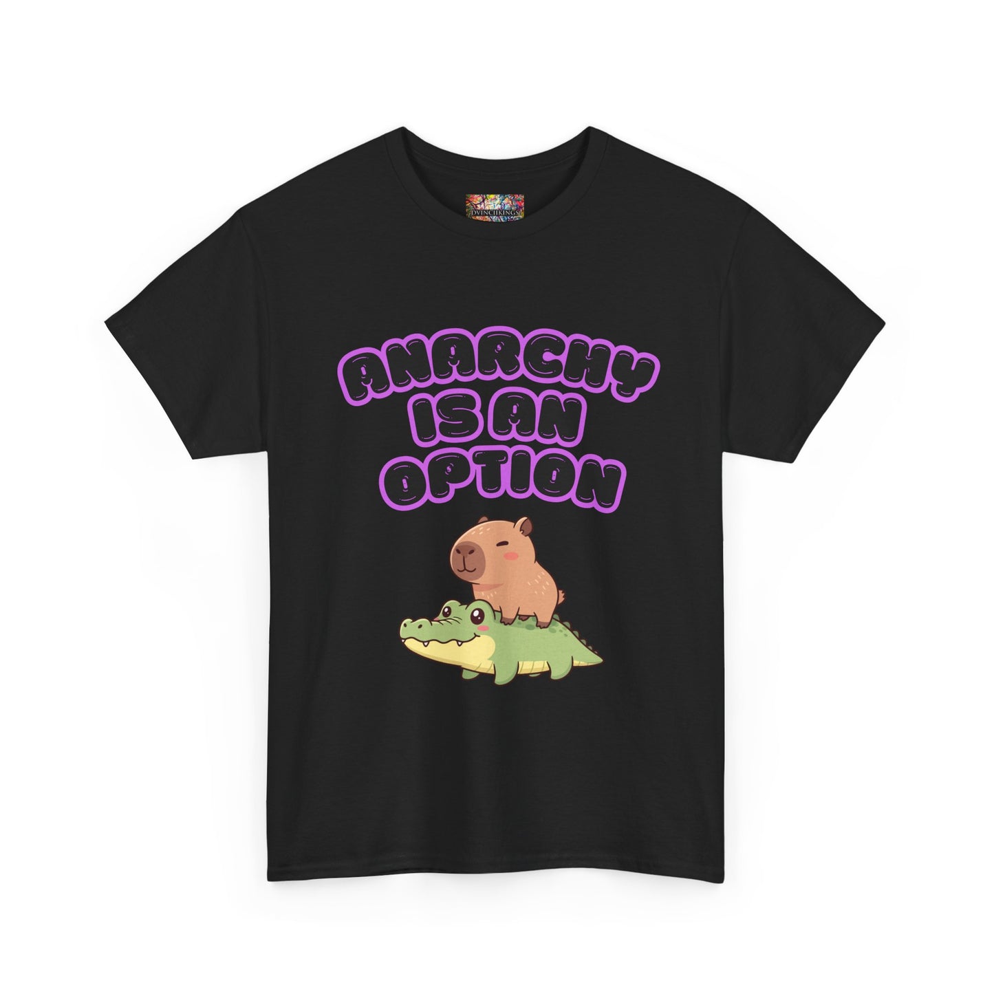 Anarchy Is An Option / Capy n Croc T Shirt