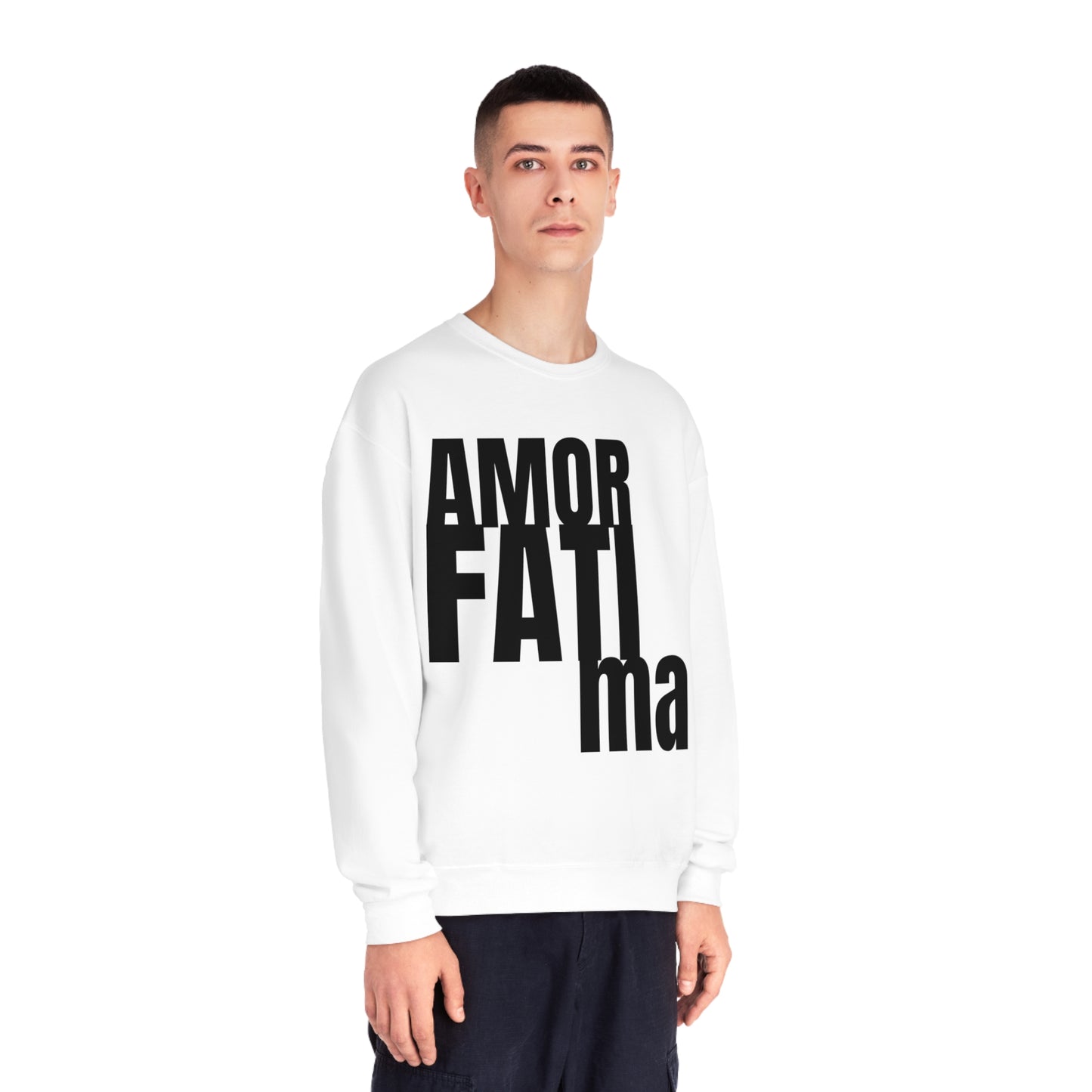 "Amor Fati Ma" Unisex NuBlend Crewneck Sweatshirt