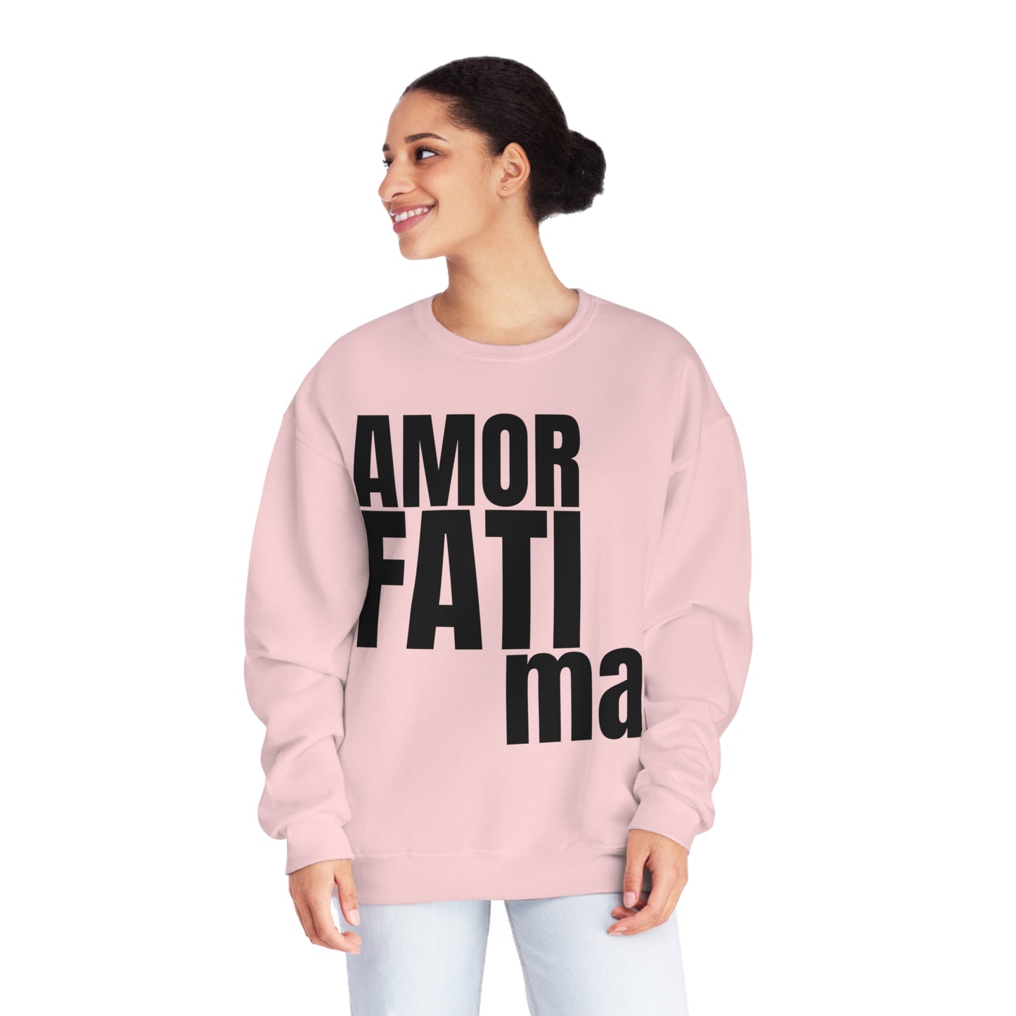 "Amor Fati Ma" Unisex NuBlend Crewneck Sweatshirt