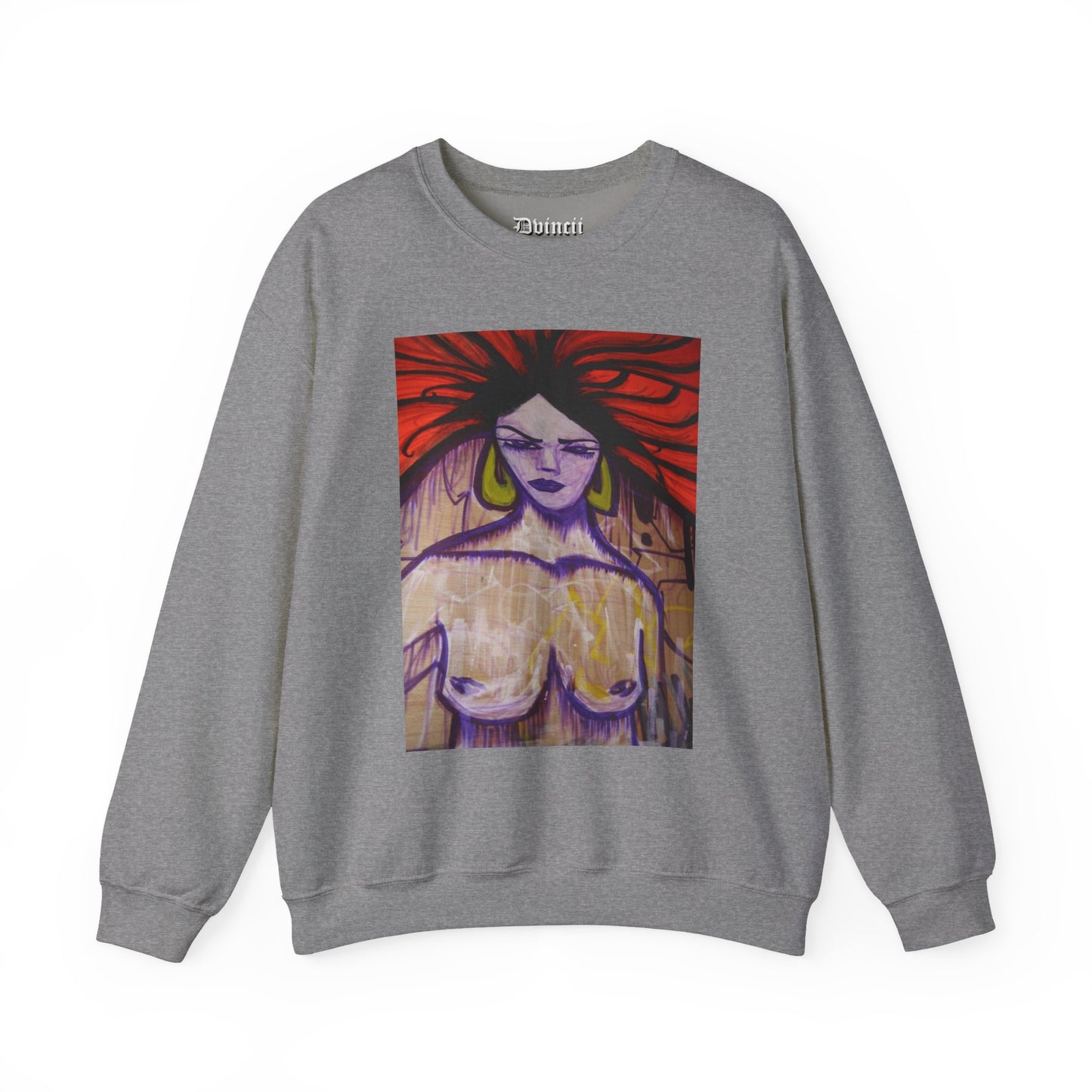Naked Lady DVINCIIKINGS - Crewneck Sweatshirt