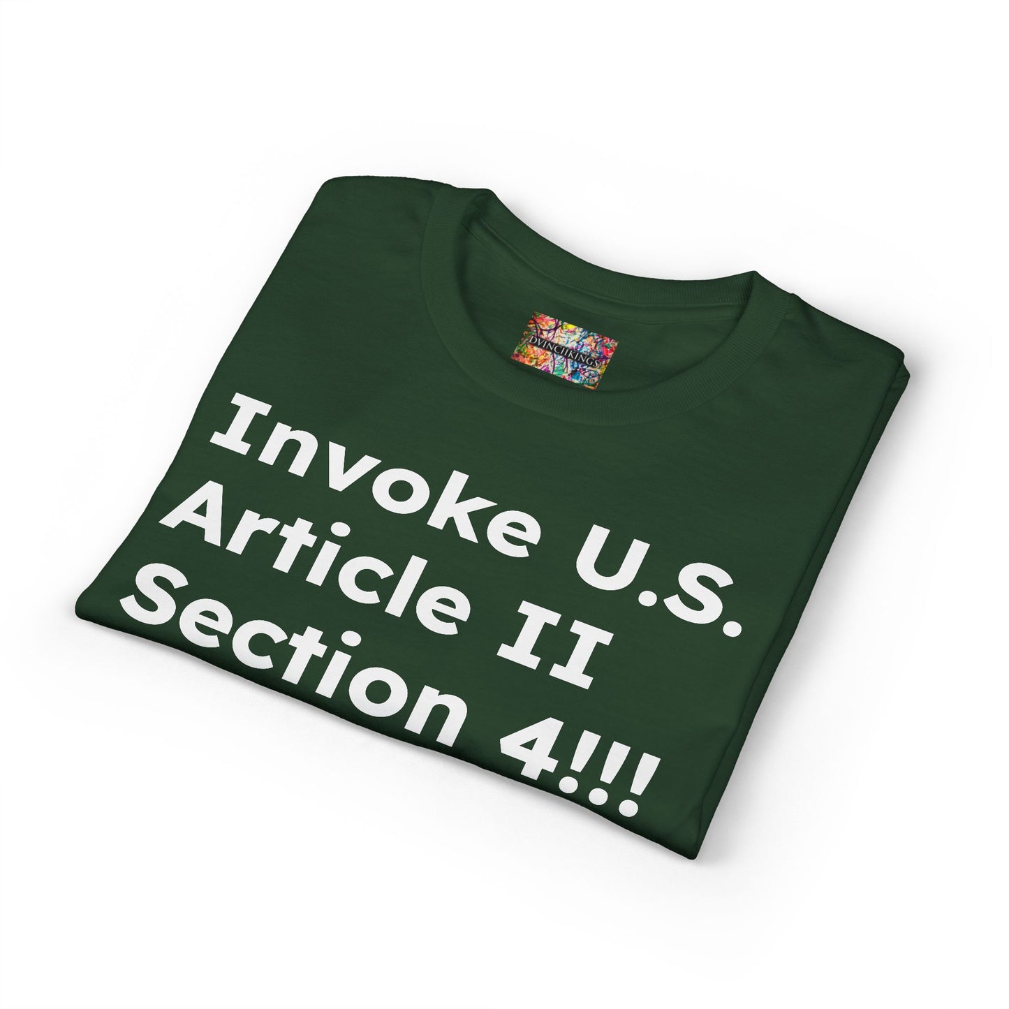 Invoke U.S. Article II Section 4 T-Shirt