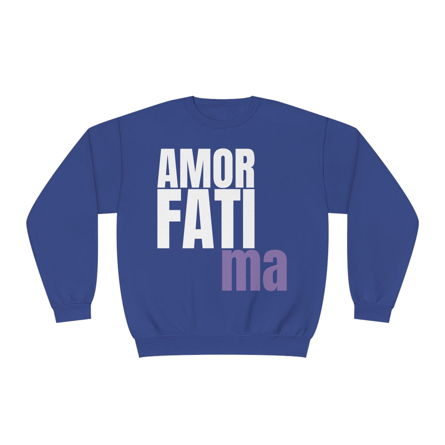 A6 - "Amor Fati Ma" Unisex NuBlend® Crewneck Sweatshirt