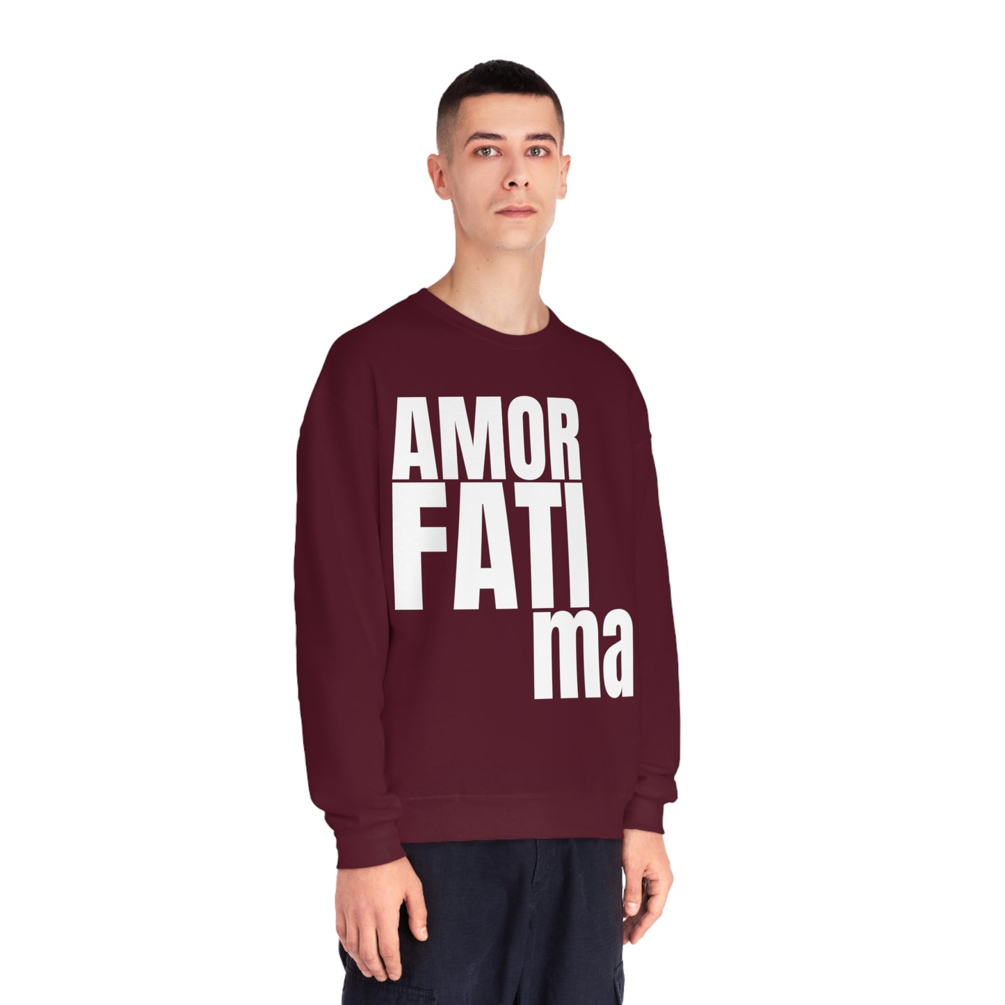 A6 - "Amor Fati Ma" Unisex NuBlend® Crewneck Sweatshirt