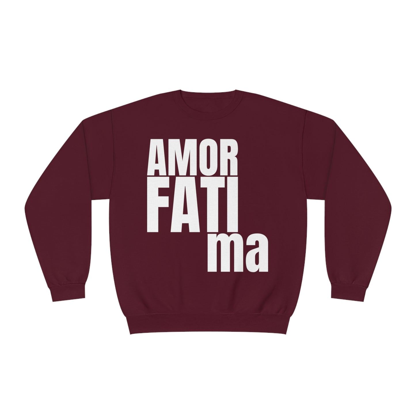 A6 - "Amor Fati Ma" Unisex NuBlend® Crewneck Sweatshirt