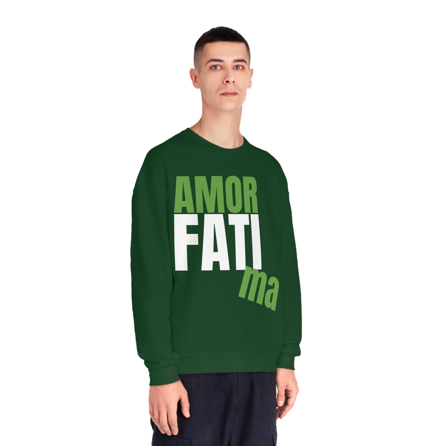 "Amor Fati Ma" Unisex NuBlend Crewneck Sweatshirt