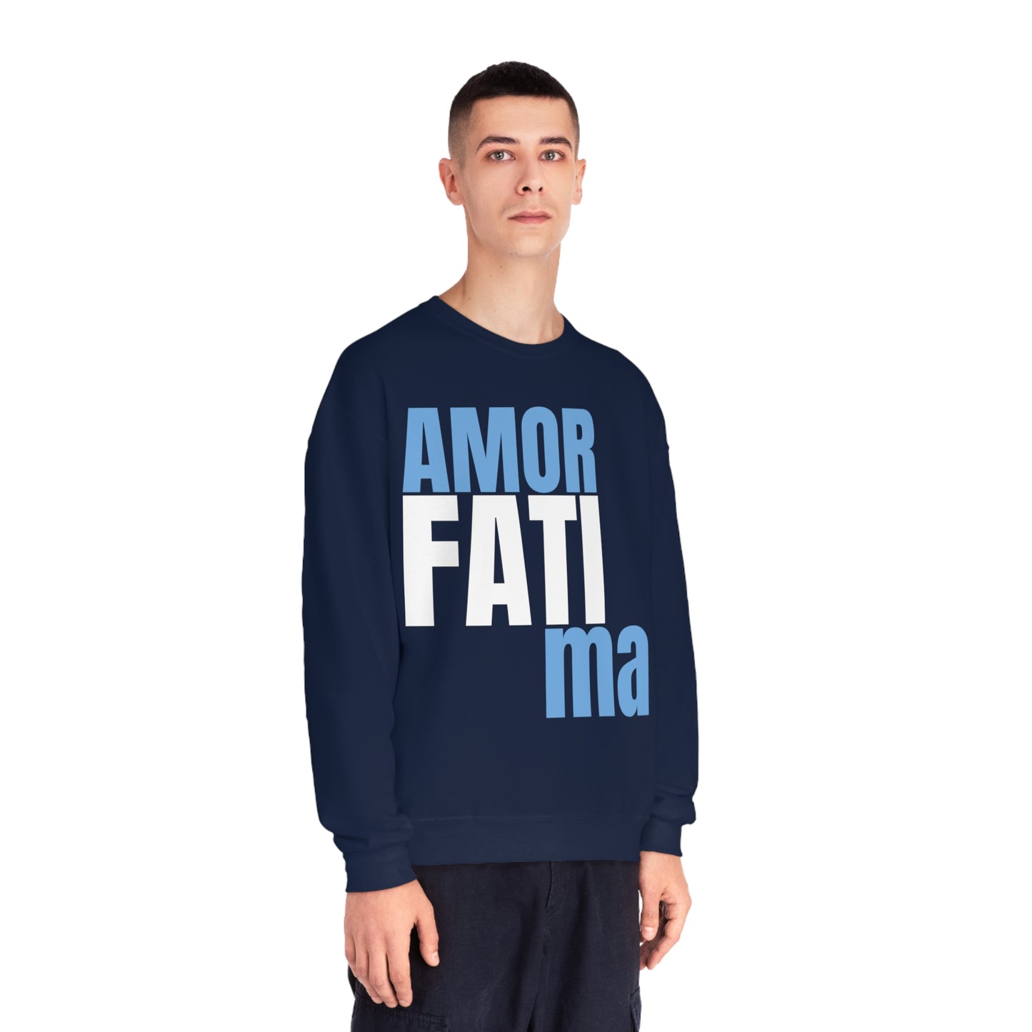 A6 - "Amor Fati Ma" Unisex NuBlend® Crewneck Sweatshirt