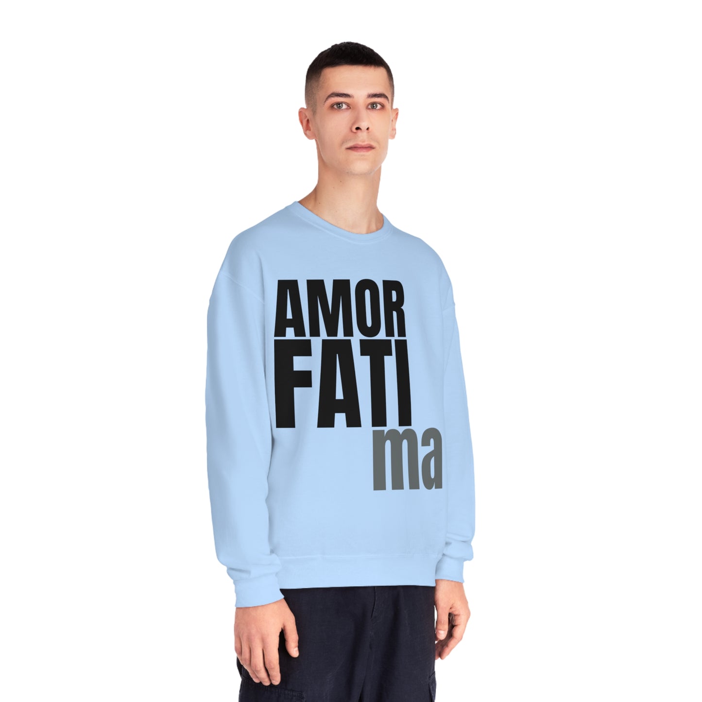 A6 - "Amor Fati Ma" Unisex NuBlend® Crewneck Sweatshirt