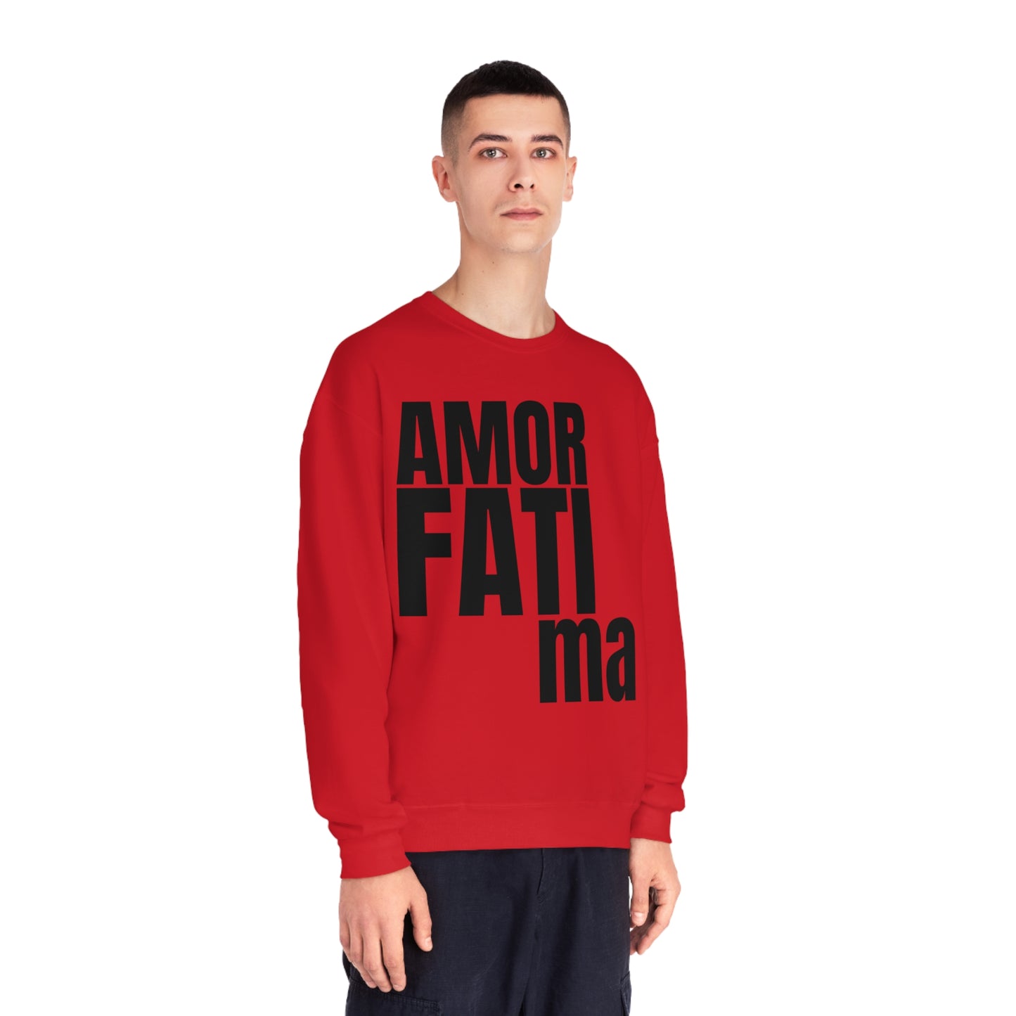 A6 - "Amor Fati Ma" Unisex NuBlend® Crewneck Sweatshirt