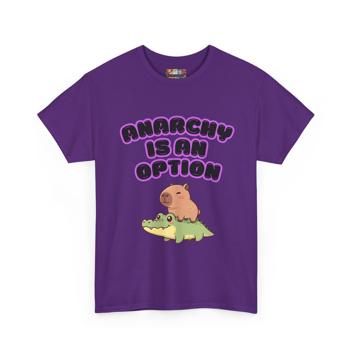 Anarchy Is An Option / Capy n Croc T Shirt