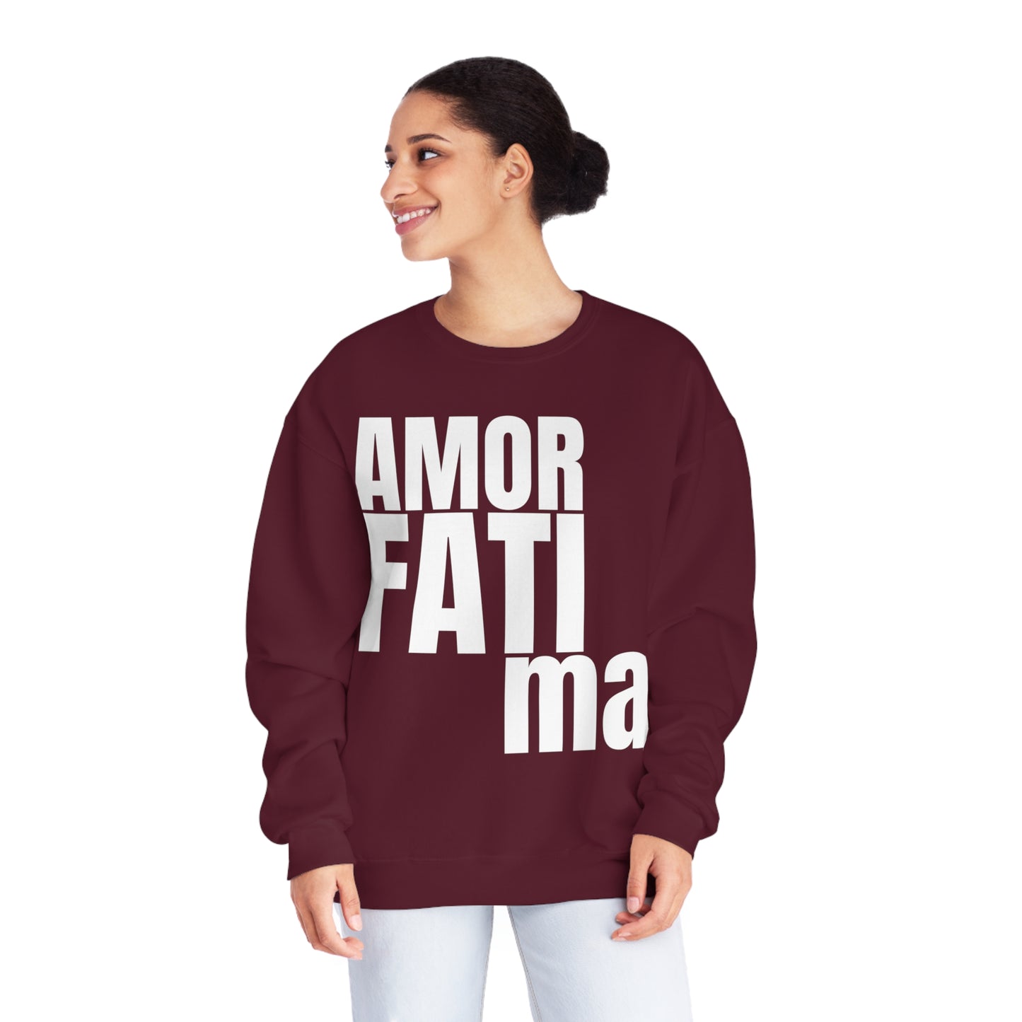 "Amor Fati Ma" Unisex NuBlend Crewneck Sweatshirt