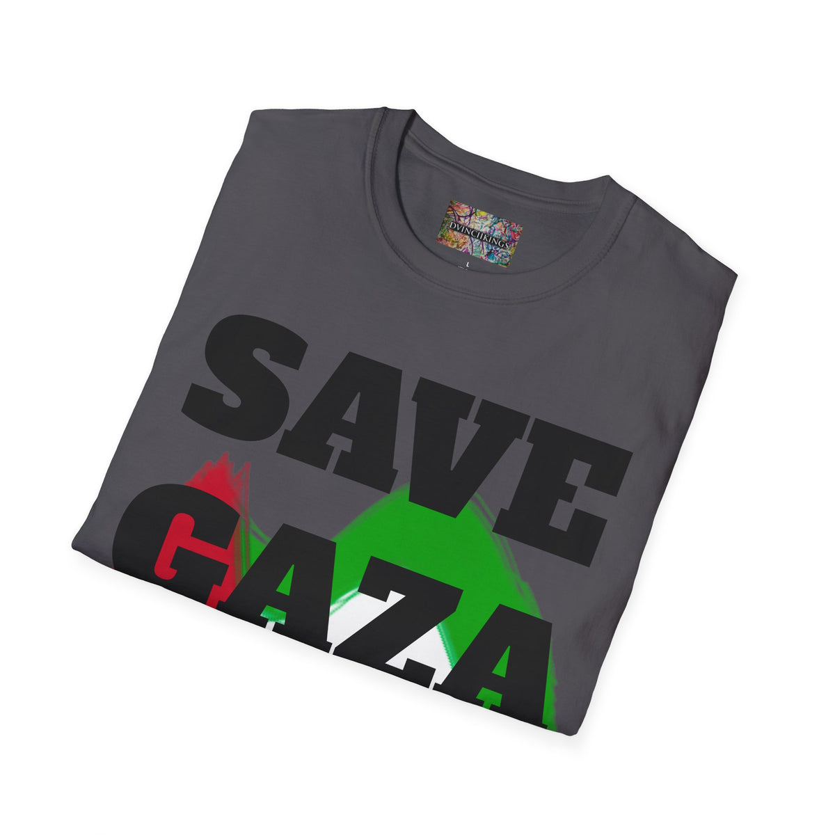 Save Gaza T‑Shirt — Solidarity Graphic