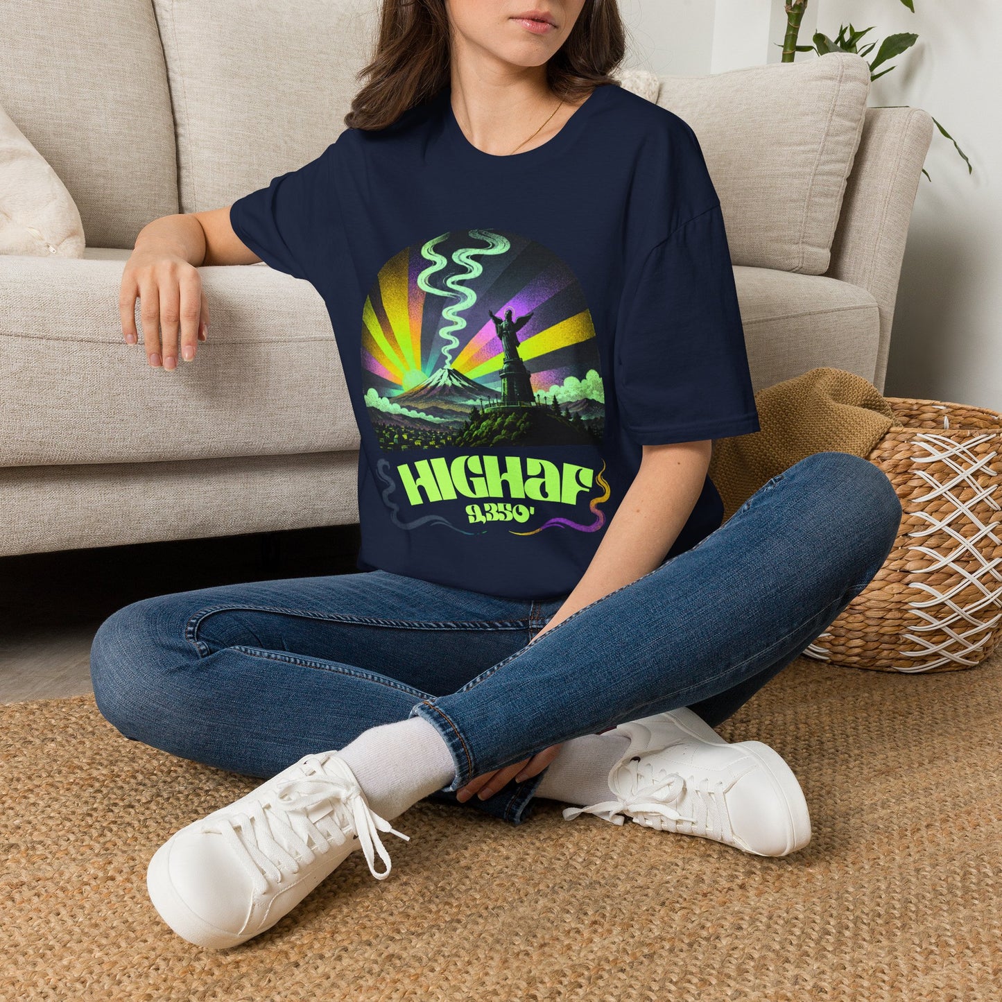 High Haze Retro Cotopaxi Volcano Graphic T-Shirt