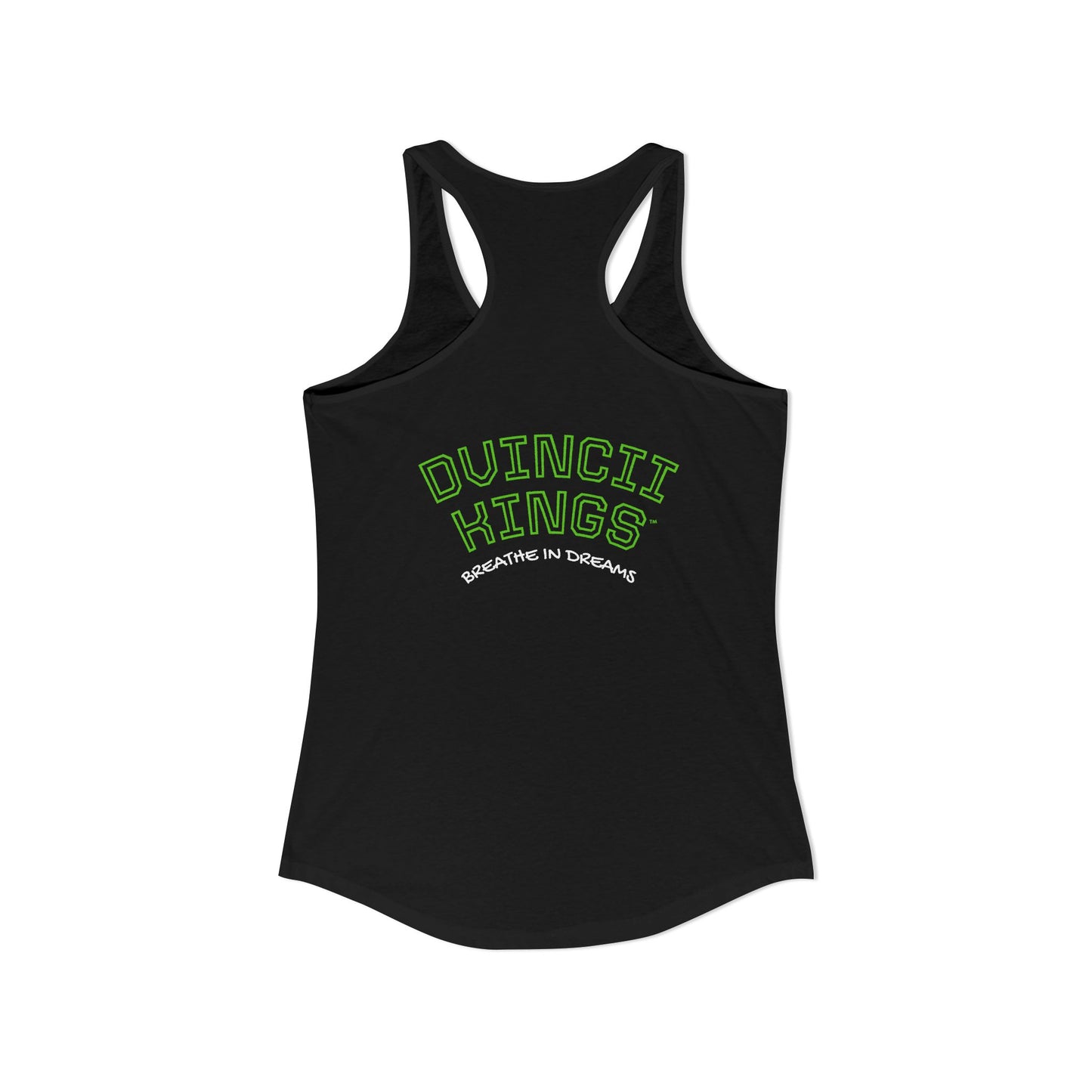 Lime Flower Dreams Women's Racerback Tank