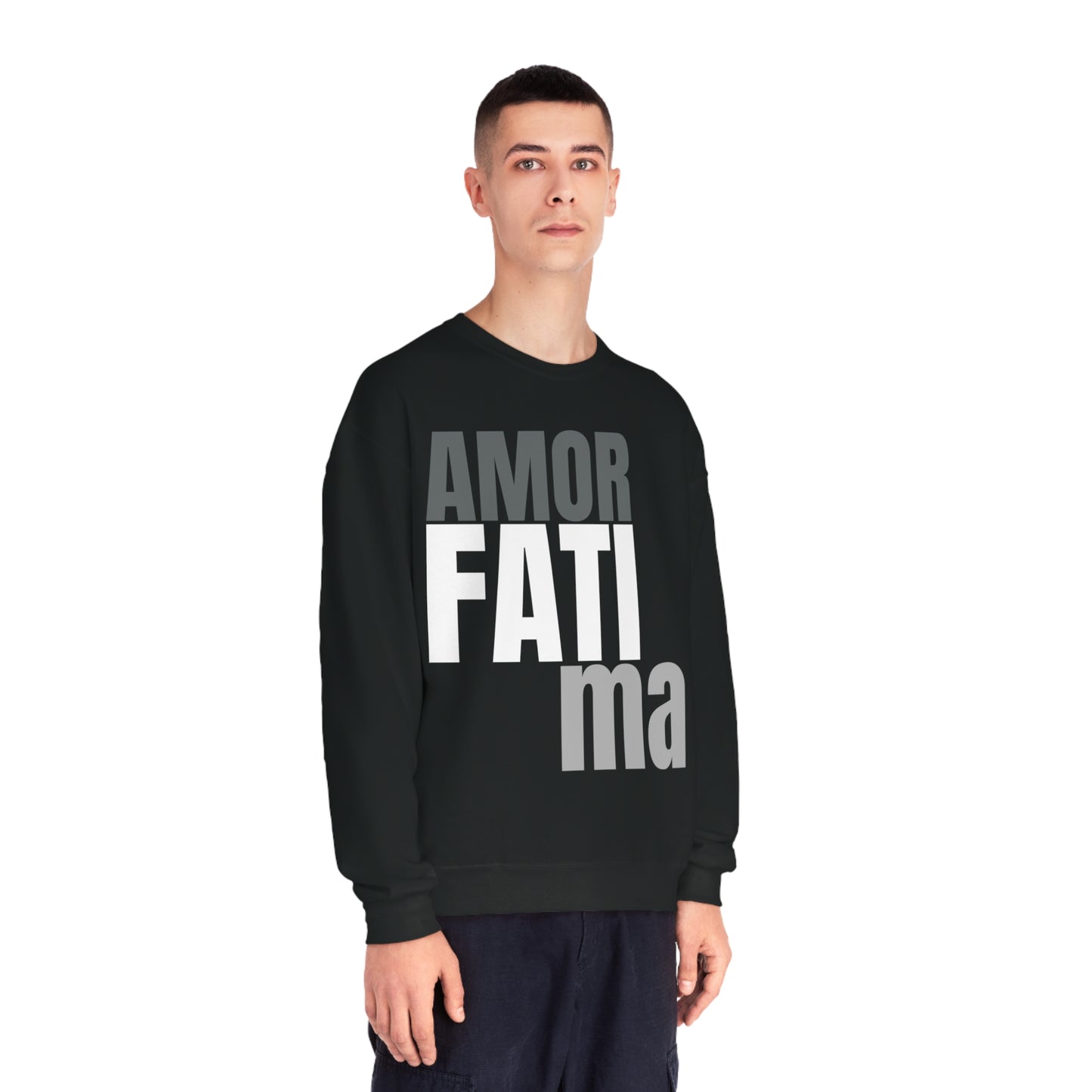 "Amor Fati Ma" Unisex NuBlend Crewneck Sweatshirt