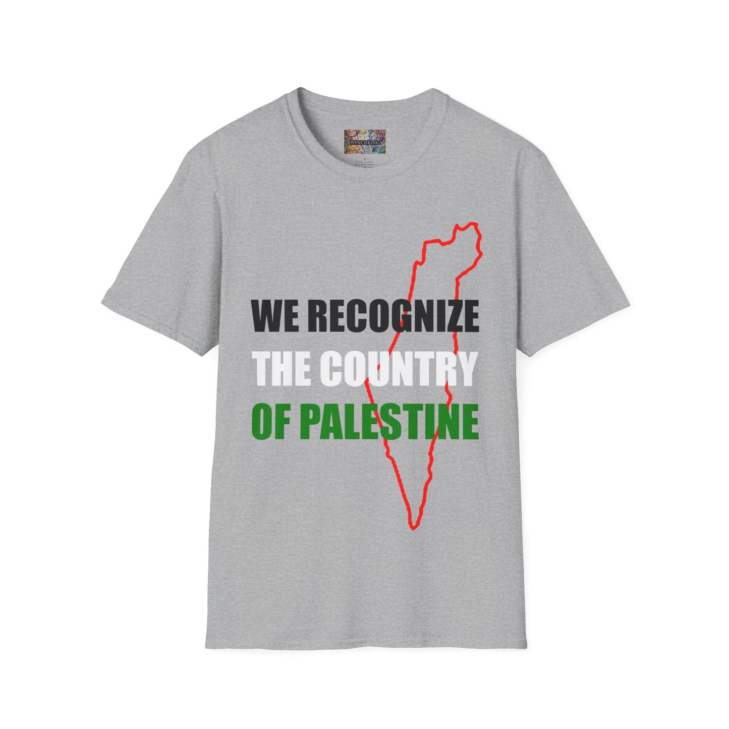 "WE RECOGNIZE THE COUNTRY OF PALESTINE" Unisex Softstyle T