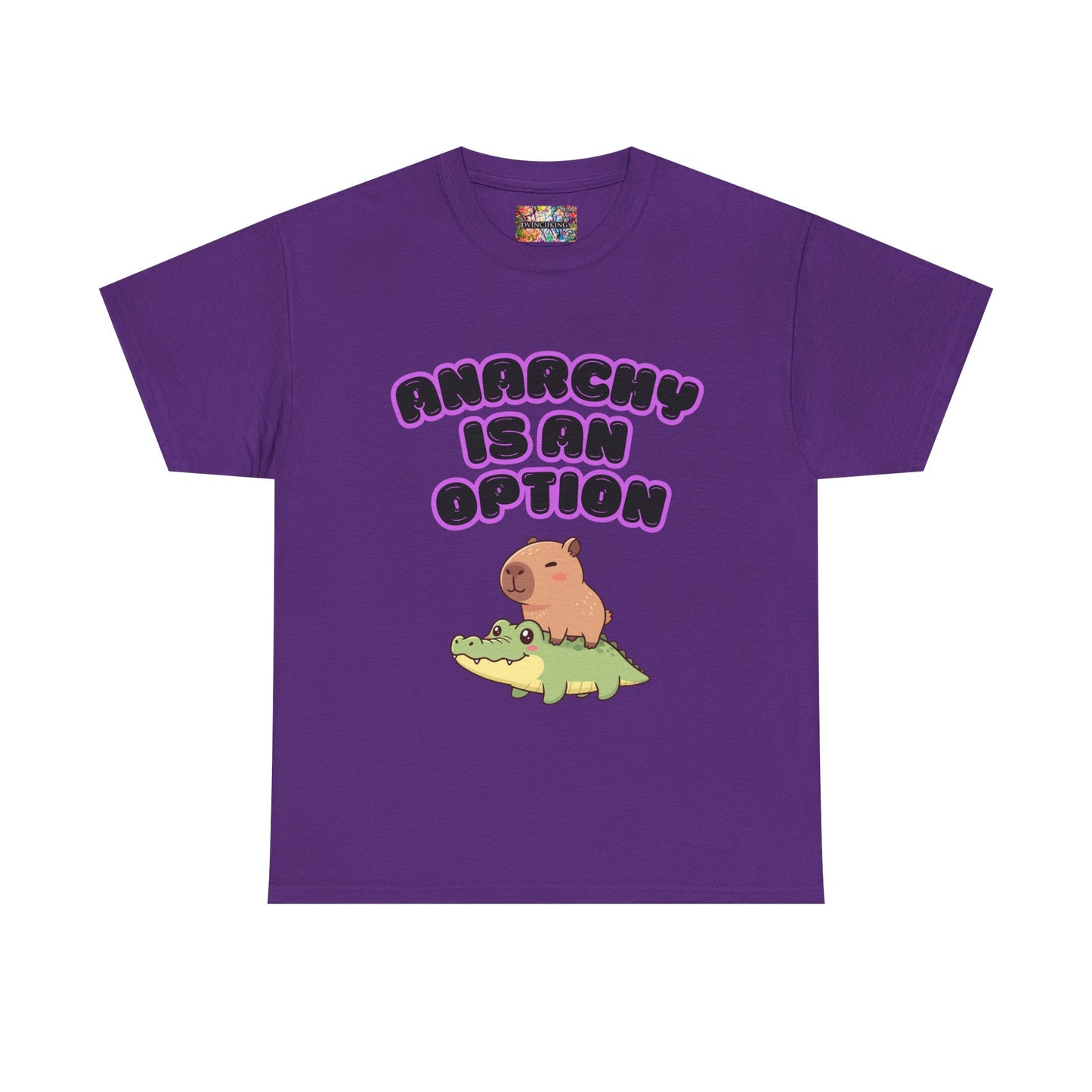 Anarchy Is An Option / Capy n Croc T Shirt