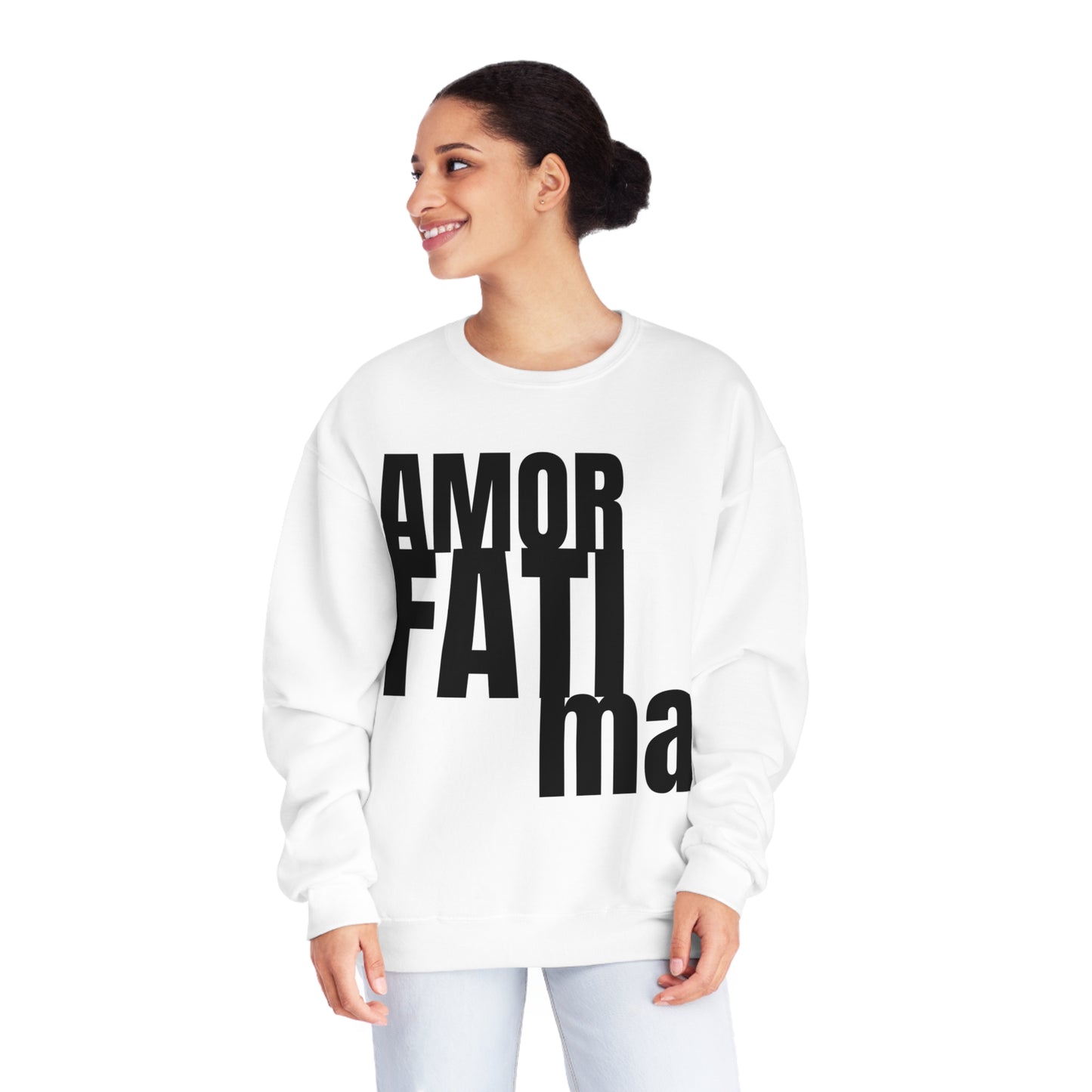 A6 - "Amor Fati Ma" Unisex NuBlend® Crewneck Sweatshirt