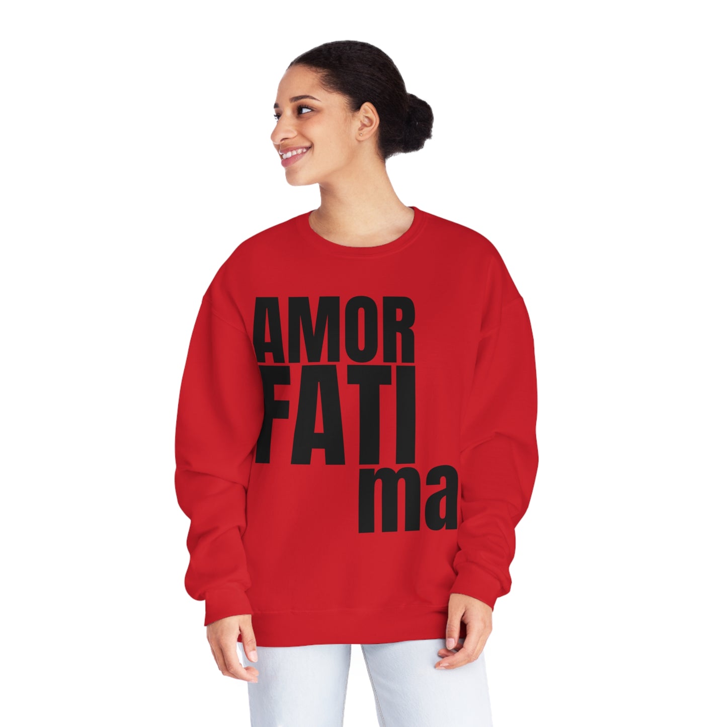 "Amor Fati Ma" Unisex NuBlend Crewneck Sweatshirt