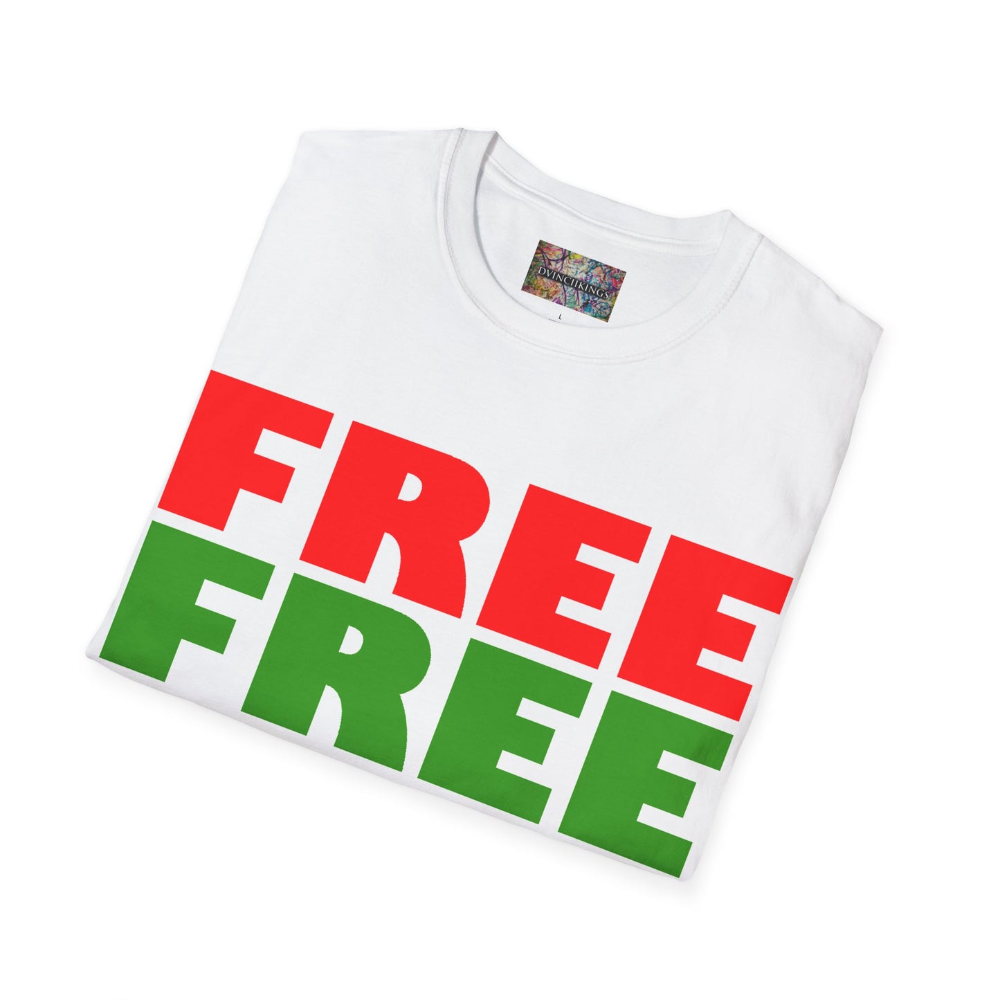 "FREE FREE PALESTINE" Unisex Softstyle T