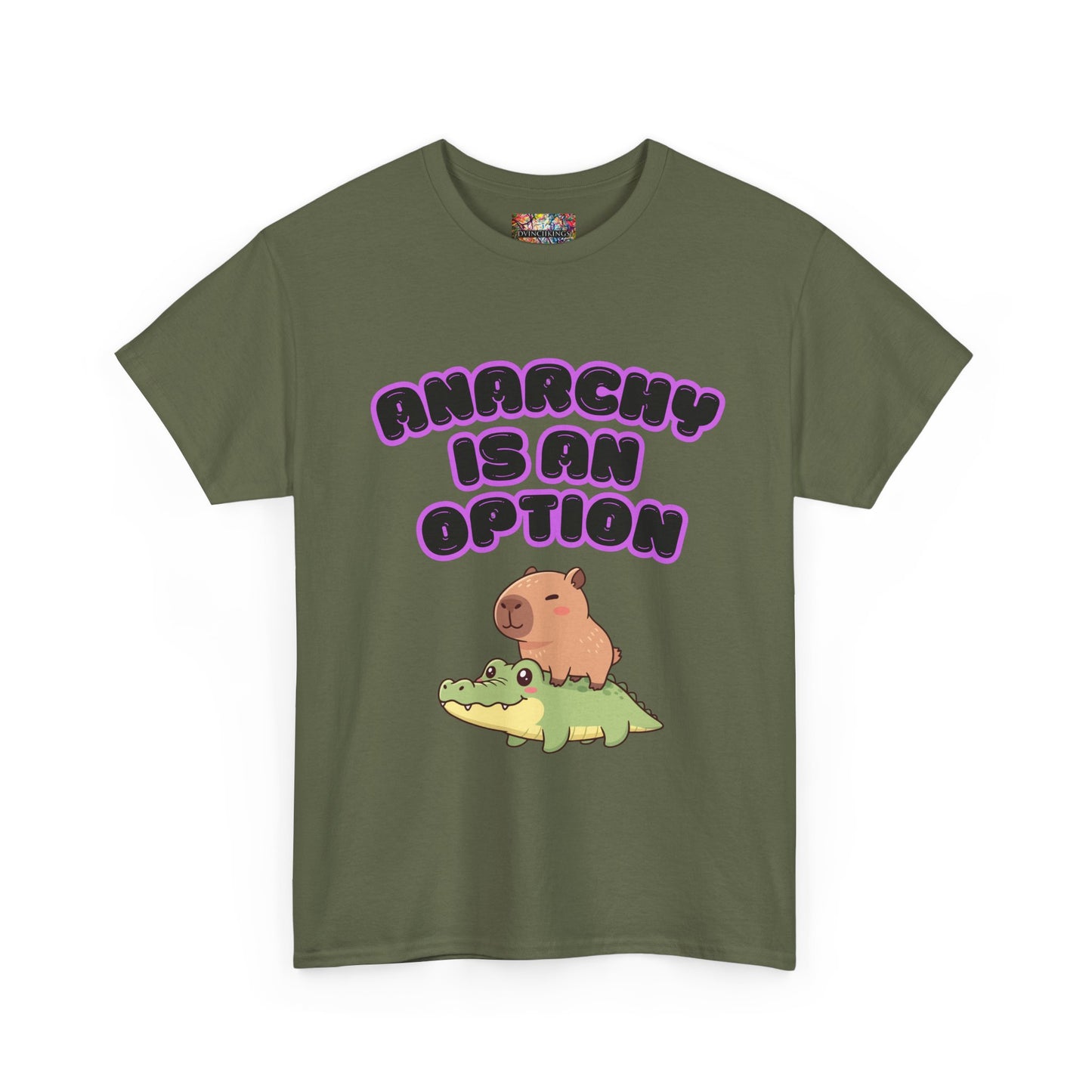 Anarchy Is An Option / Capy n Croc T Shirt
