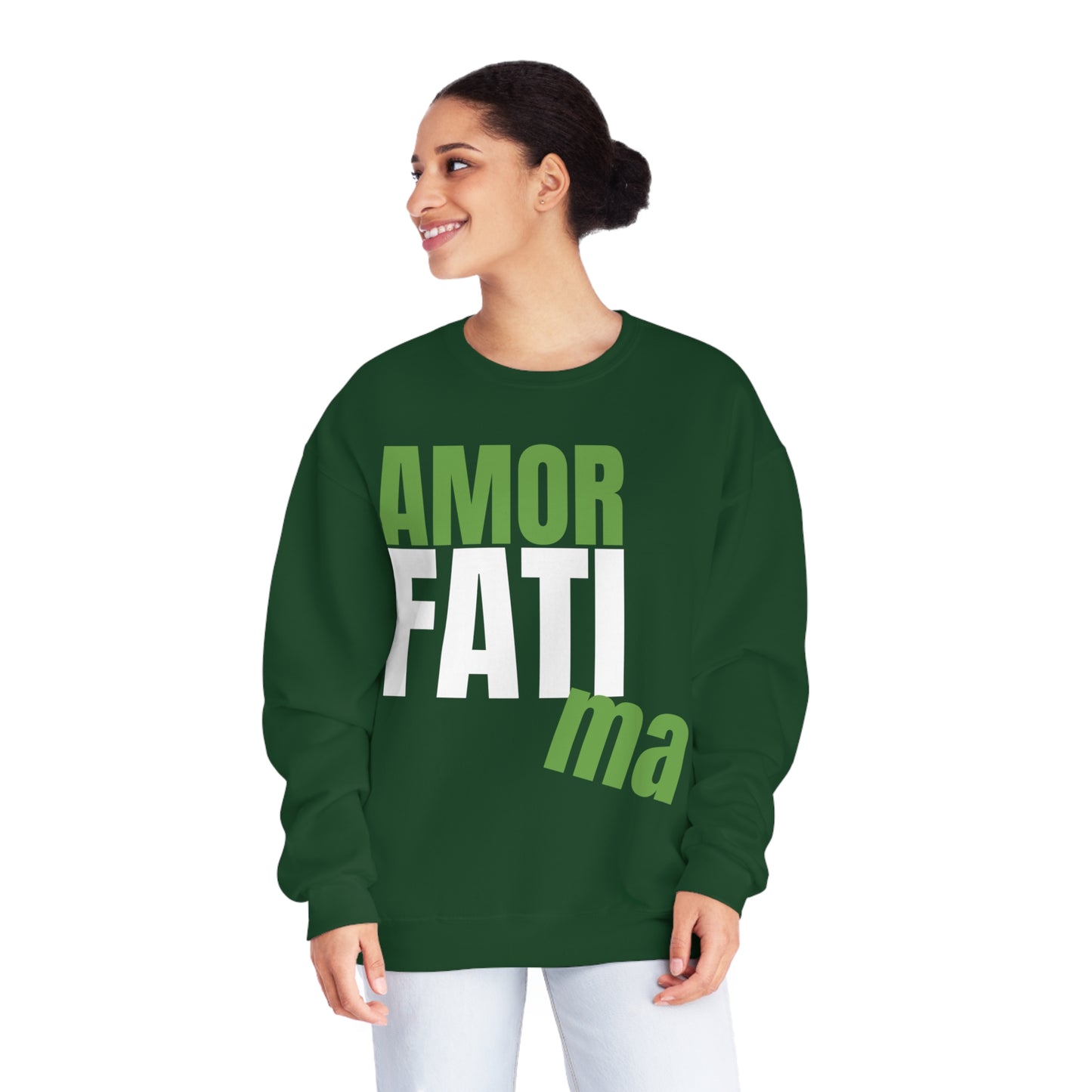 "Amor Fati Ma" Unisex NuBlend Crewneck Sweatshirt