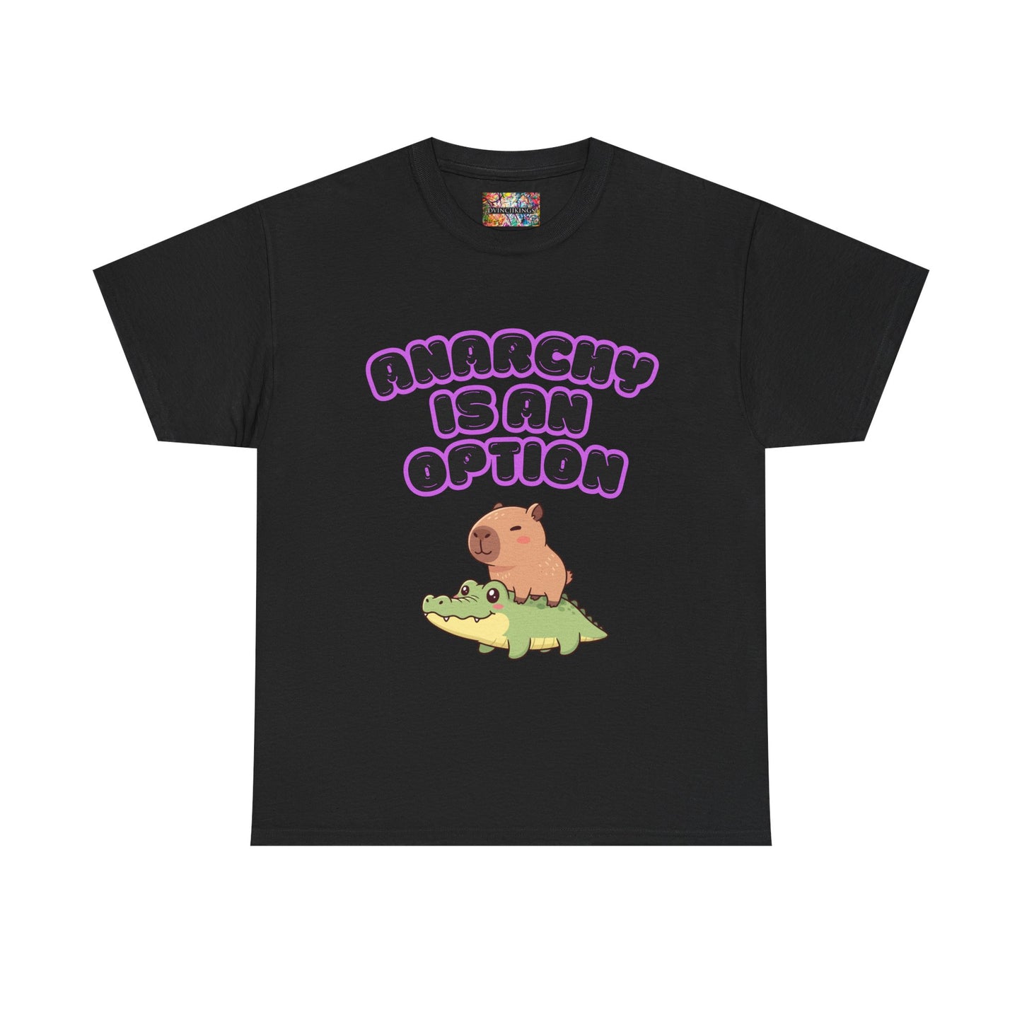 Anarchy Is An Option / Capy n Croc T Shirt