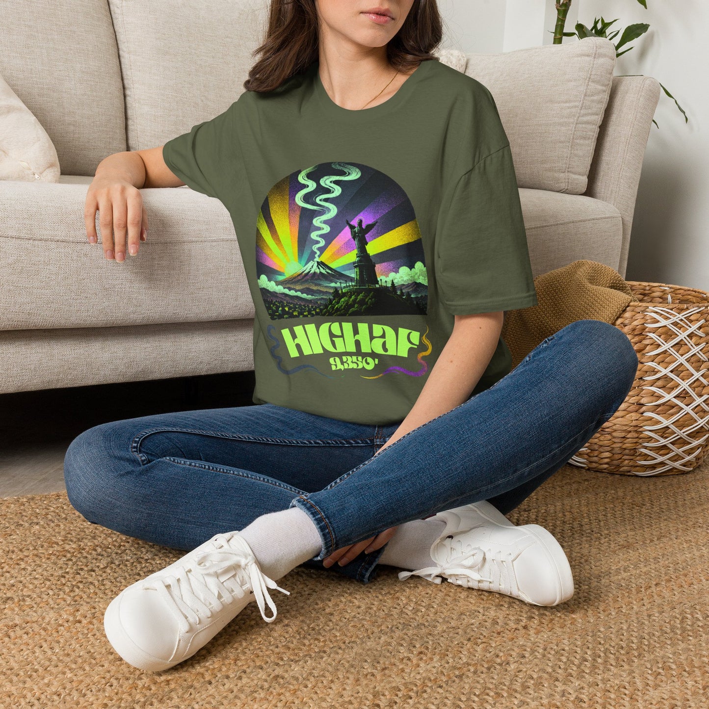 High Haze Retro Cotopaxi Volcano Graphic T-Shirt