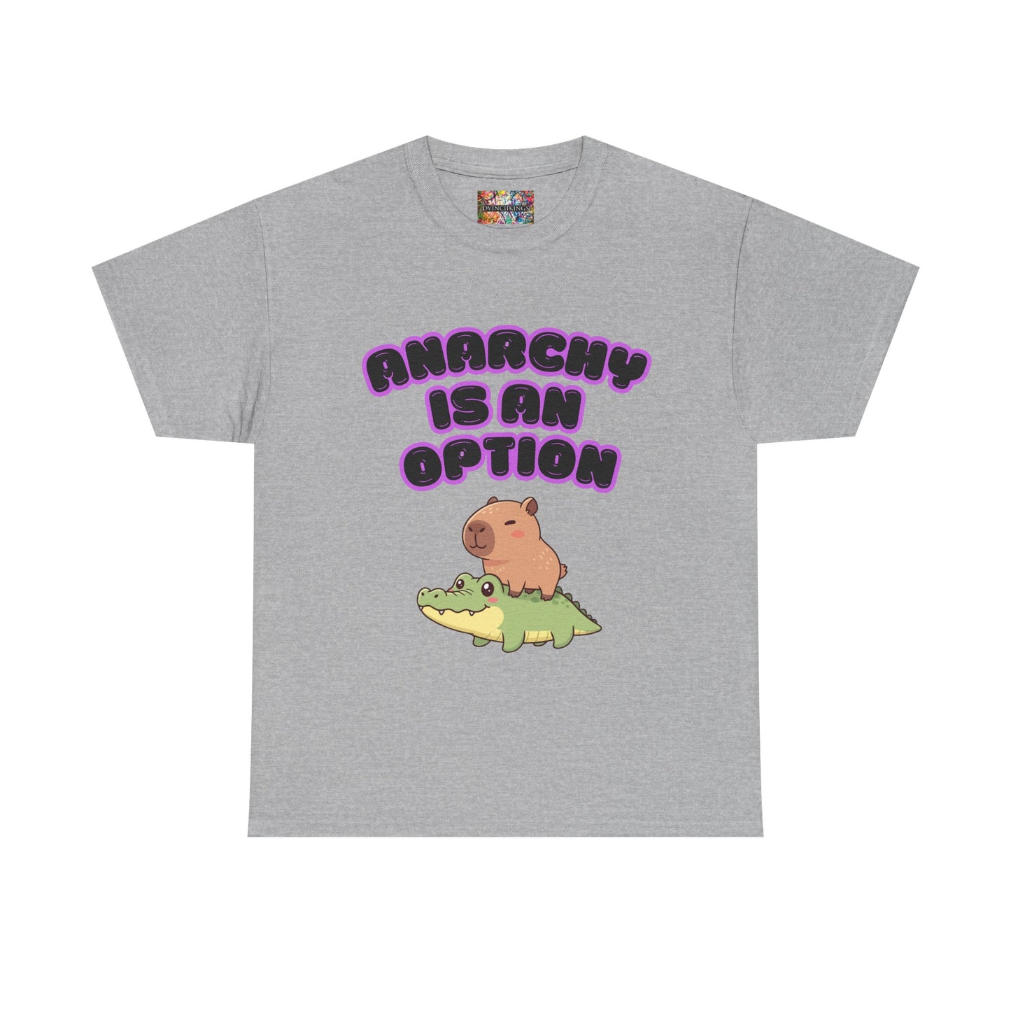 Anarchy Is An Option / Capy n Croc T Shirt
