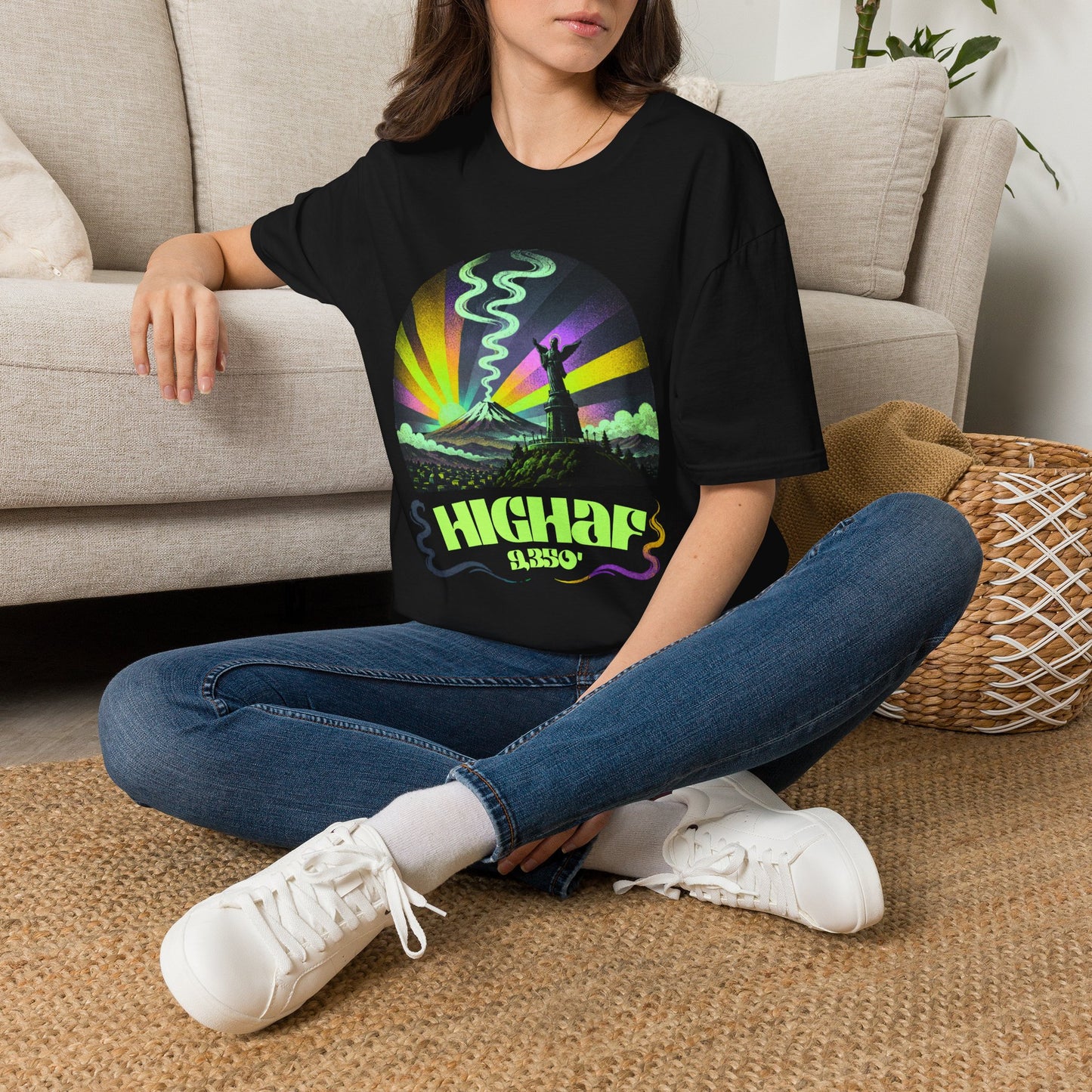 High Haze Retro Cotopaxi Volcano Graphic T-Shirt