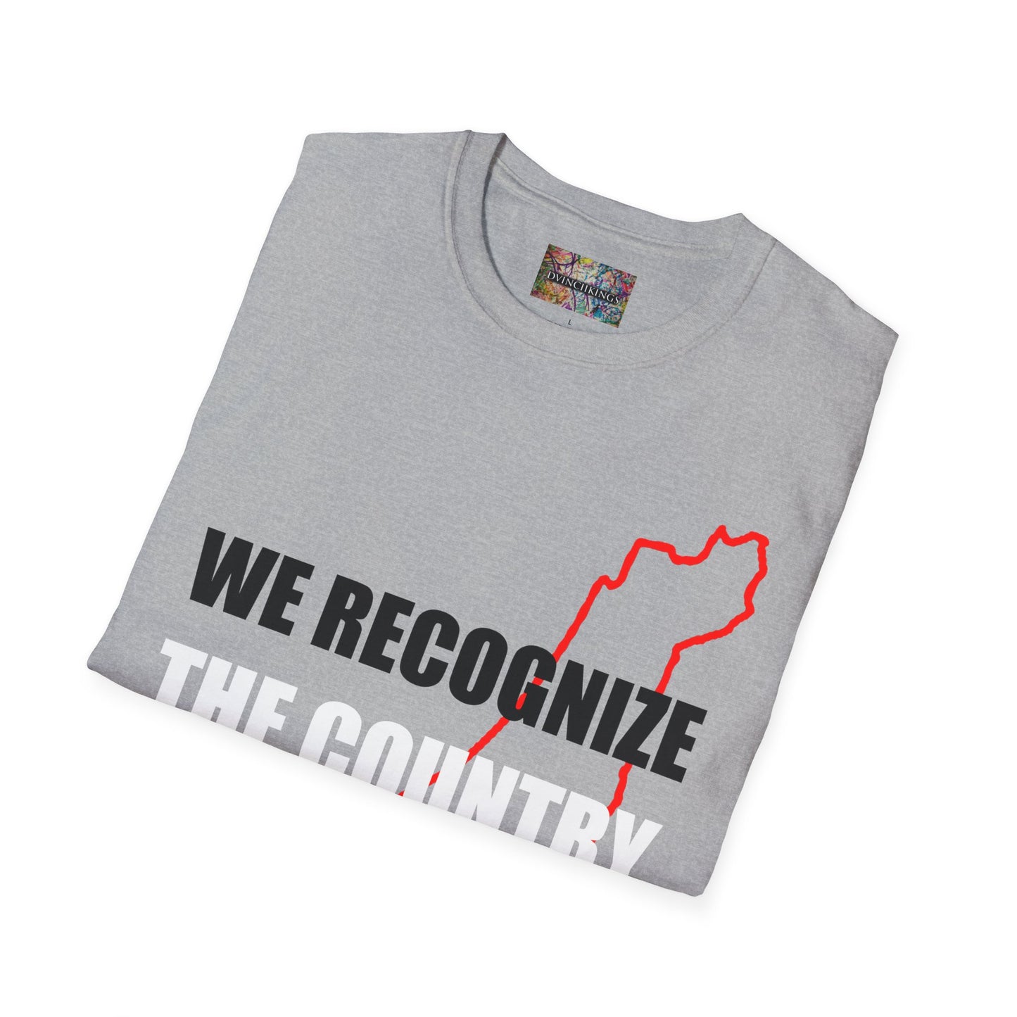 "WE RECOGNIZE THE COUNTRY OF PALESTINE" Unisex Softstyle T