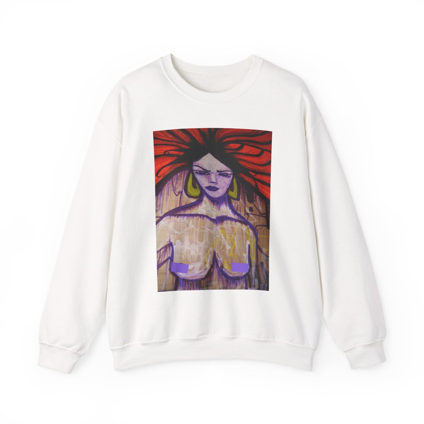Naked Lady DVINCIIKINGS - Crewneck Sweatshirt