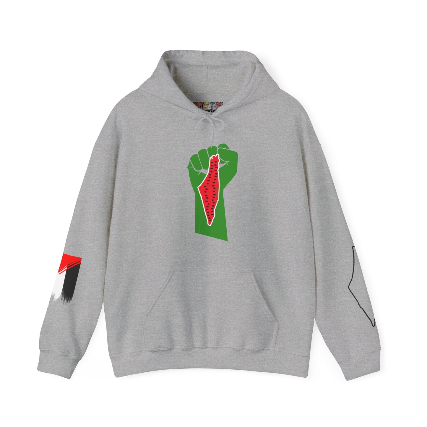 "WaterMelon Fist" Unisex Heavy Blend Hooded Sweatshirt