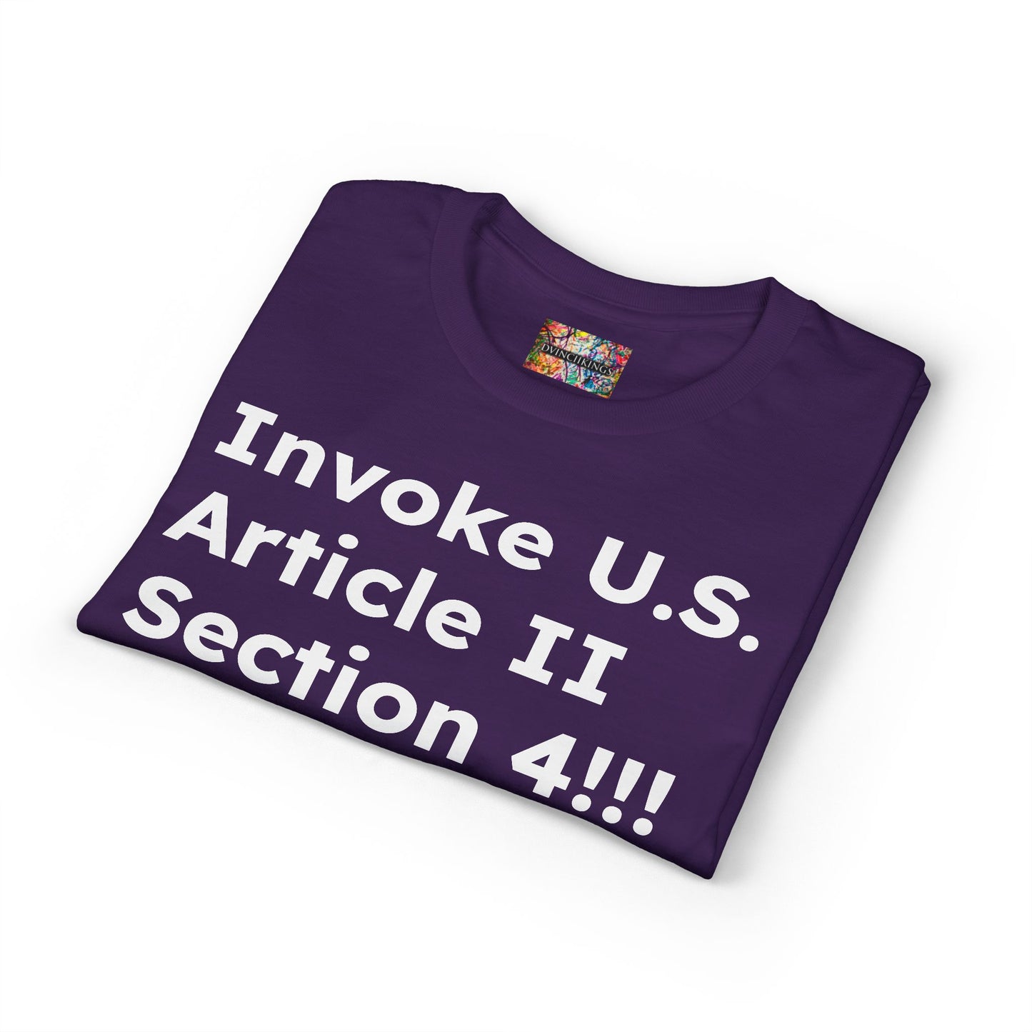 Invoke U.S. Article II Section 4 T-Shirt