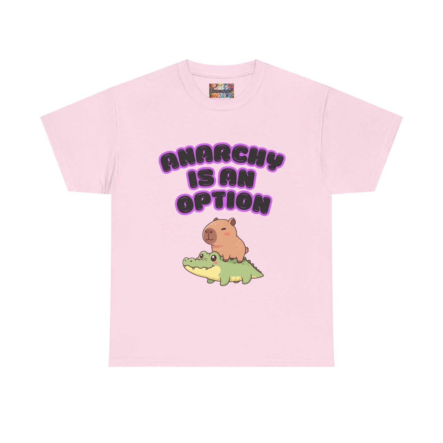 Anarchy Is An Option / Capy n Croc T Shirt