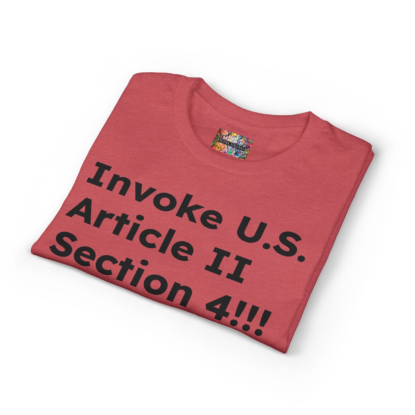 Invoke U.S. Article II Section 4 T-Shirt