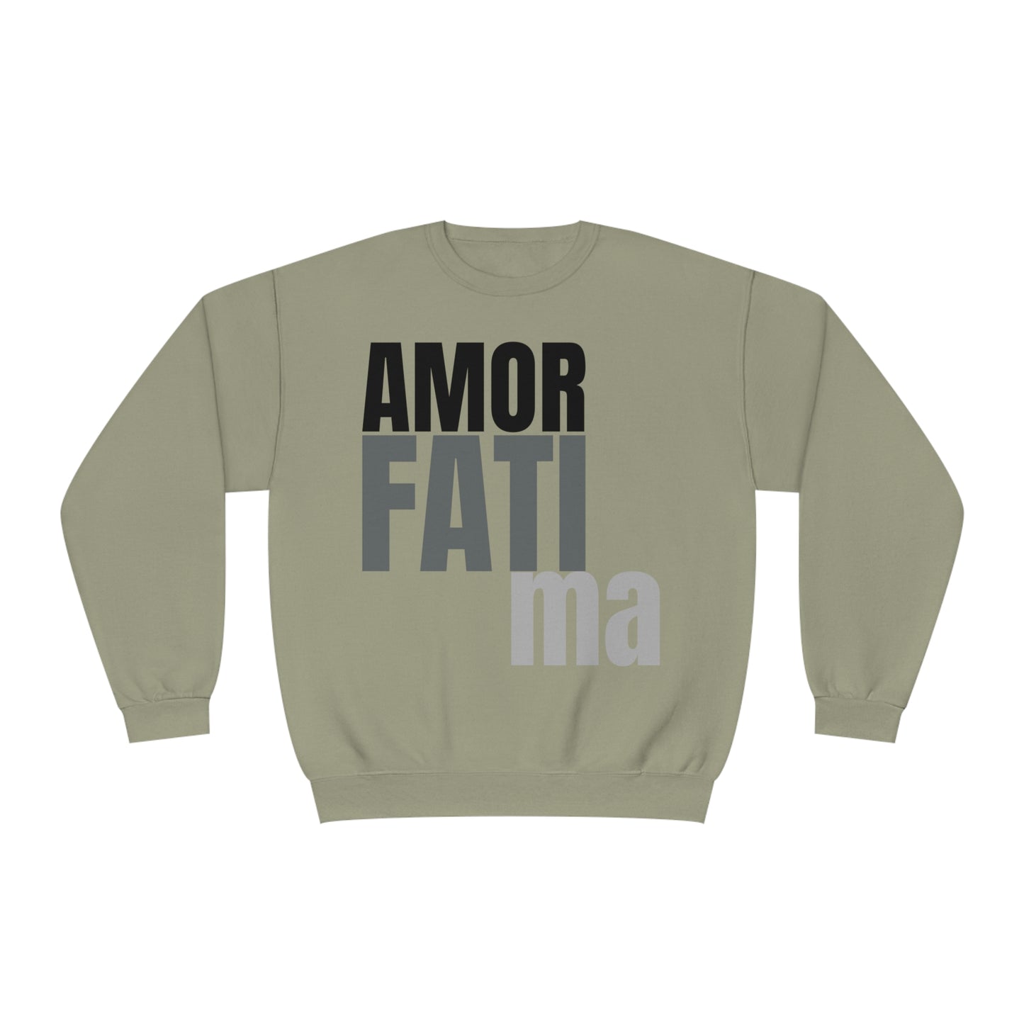 "Amor Fati Ma" Unisex NuBlend Crewneck Sweatshirt