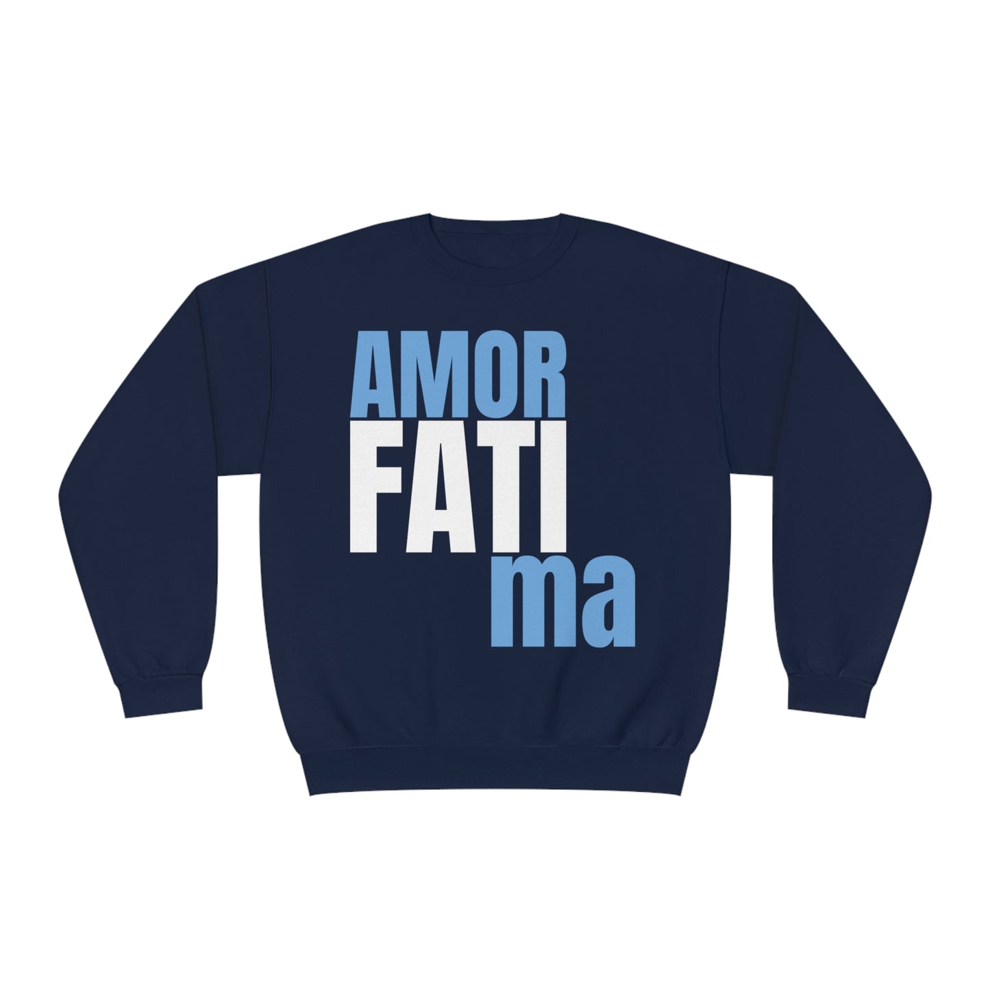 A6 - "Amor Fati Ma" Unisex NuBlend® Crewneck Sweatshirt