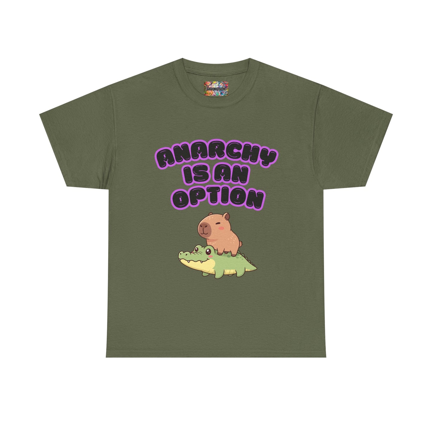 Anarchy Is An Option / Capy n Croc T Shirt