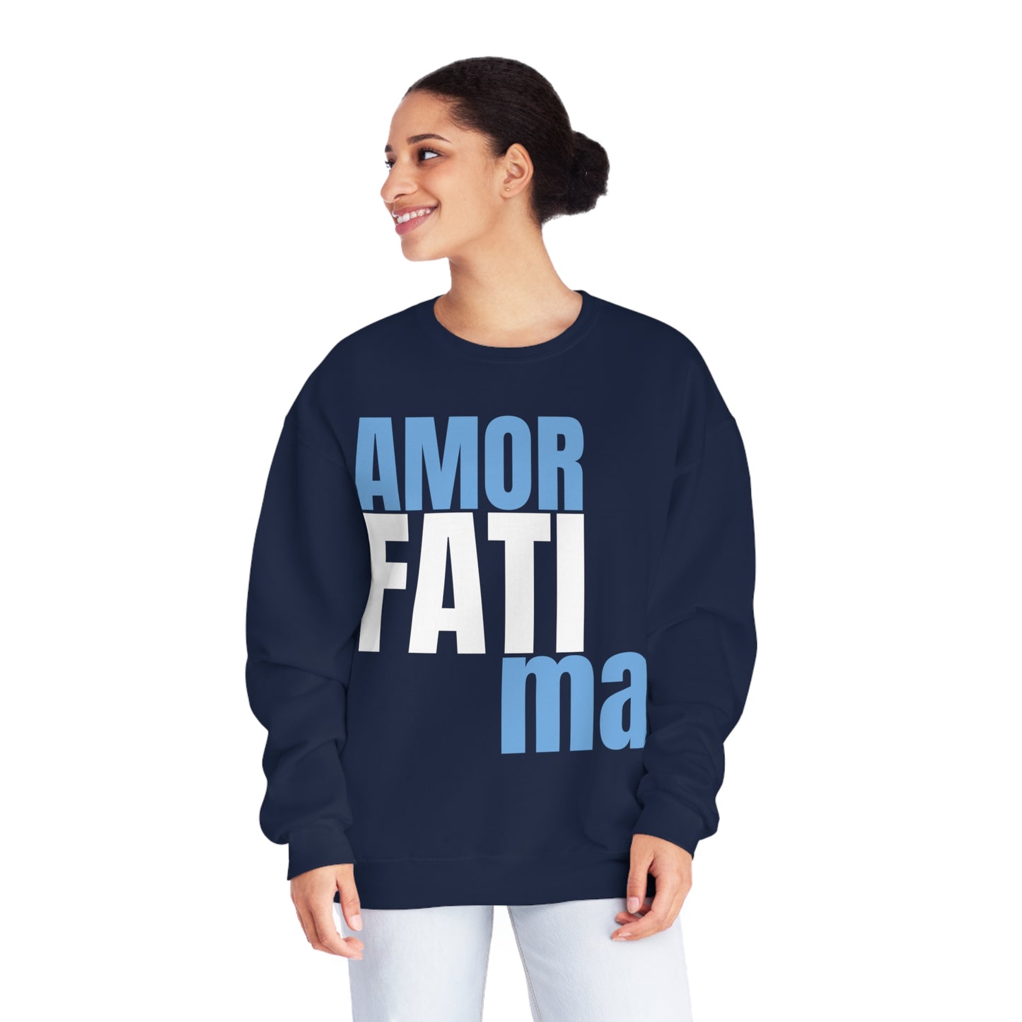 "Amor Fati Ma" Unisex NuBlend Crewneck Sweatshirt