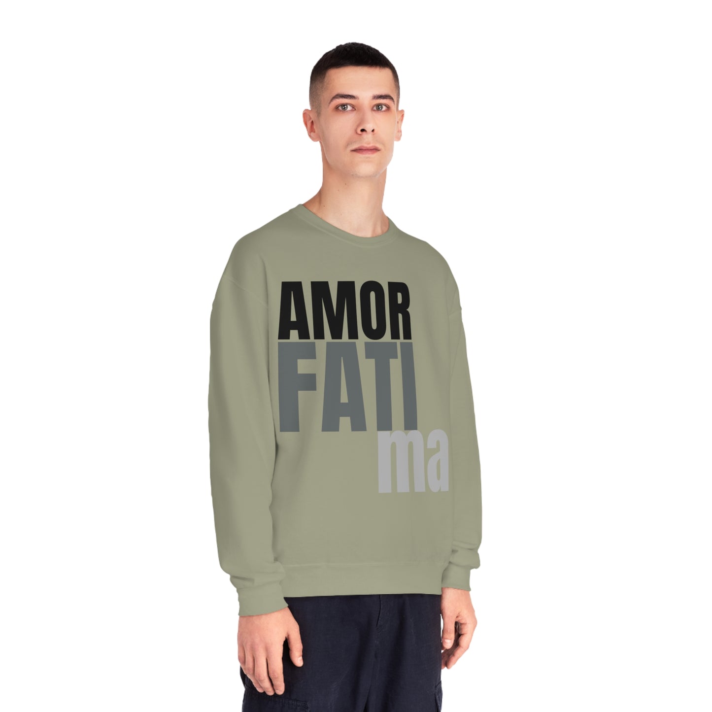 A6 - "Amor Fati Ma" Unisex NuBlend® Crewneck Sweatshirt