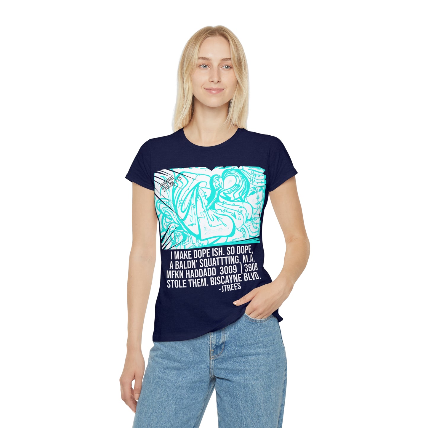 A42 - "Stolen Piece1b" Women's Iconic T-Shirt