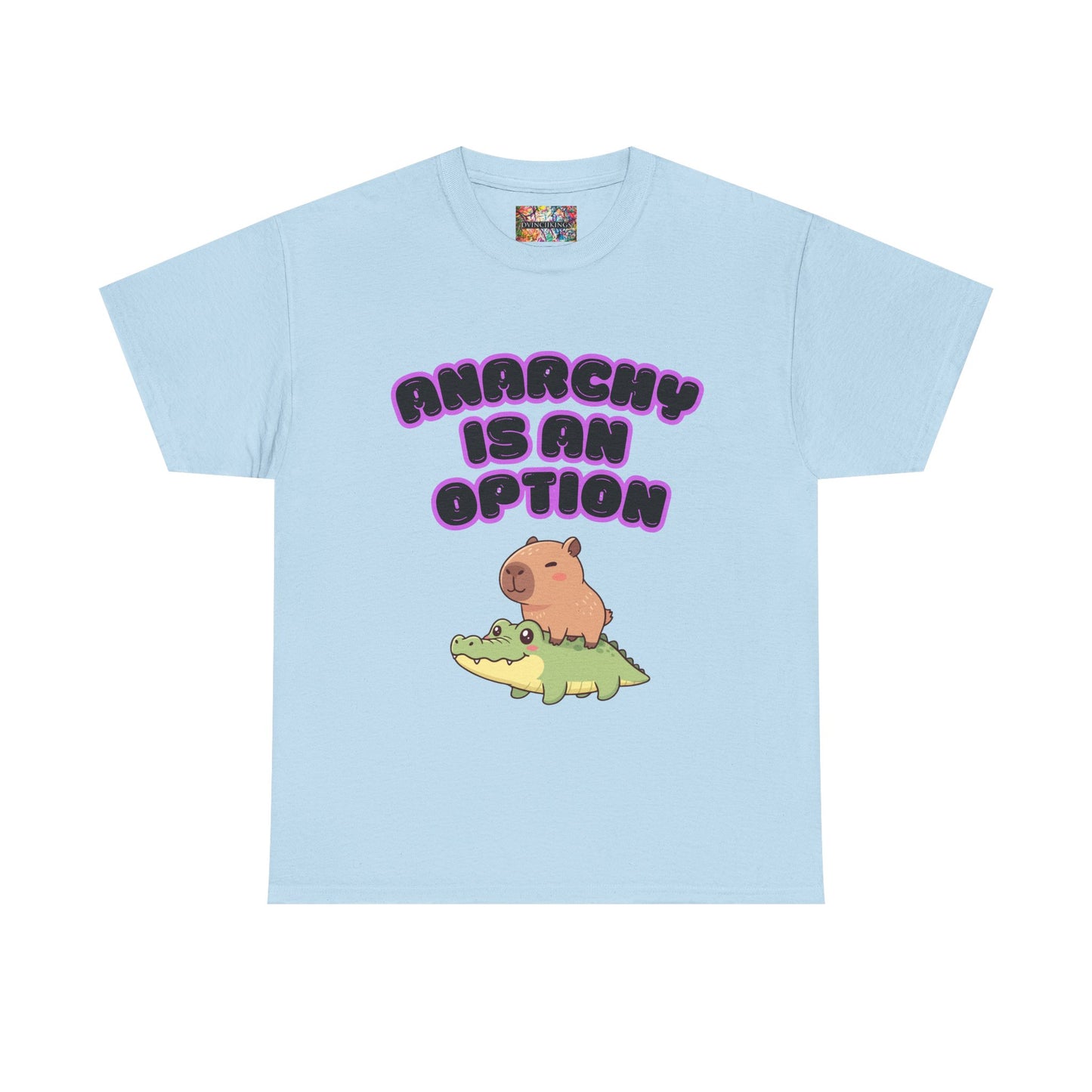 Anarchy Is An Option / Capy n Croc T Shirt